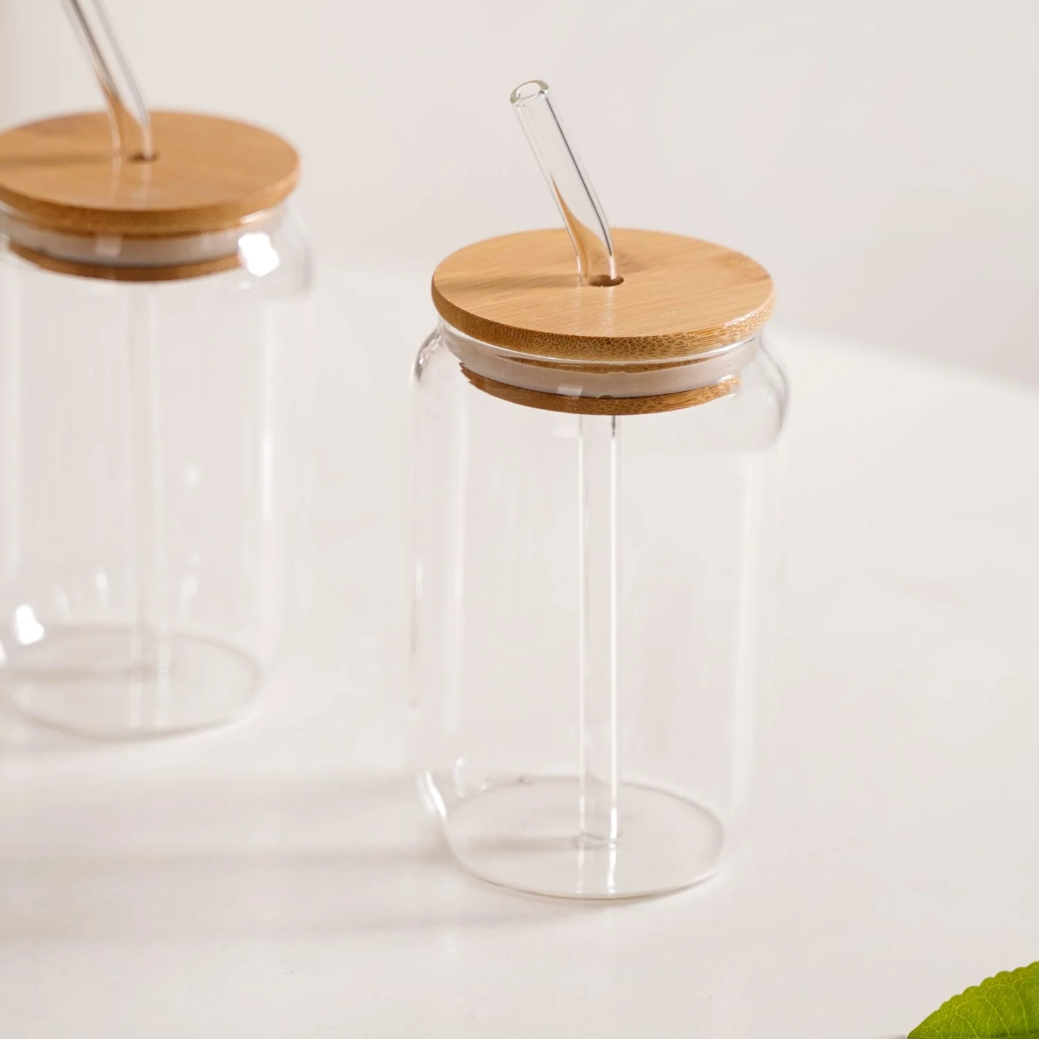 Trendy Cola Can Glass Tumbler With Straw And Lid Set Of 2 400ml - Image 9
