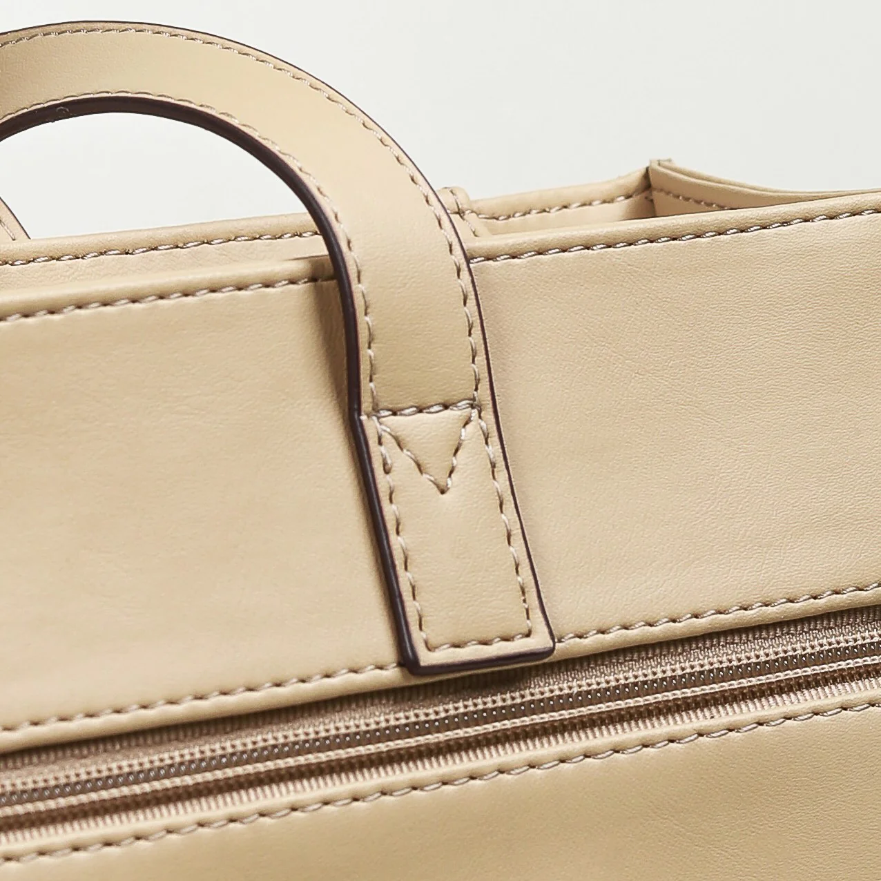 Trendy Tote Bag For Women Beige - Image 11