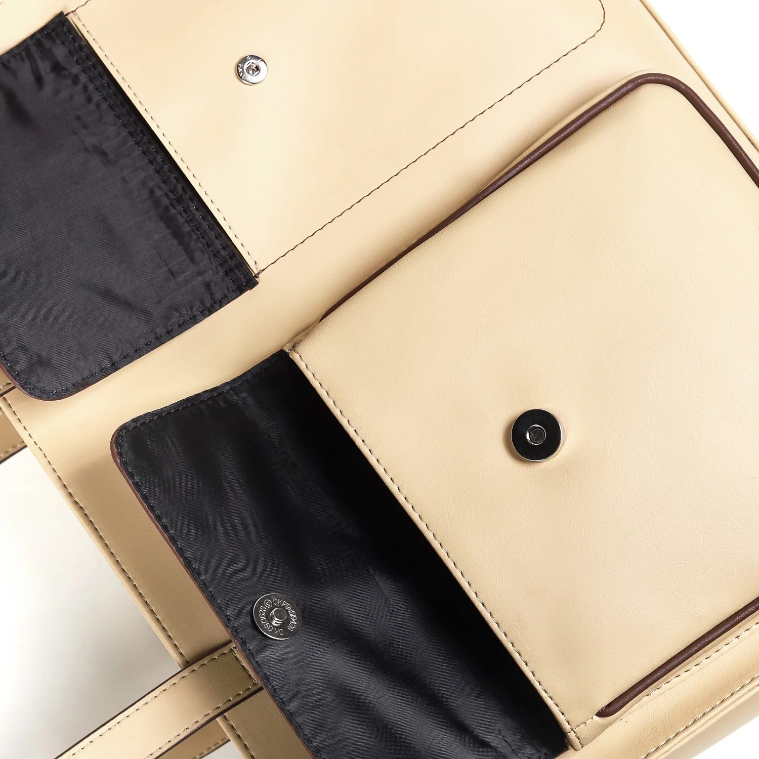 Trendy Tote Bag For Women Beige - Image 17
