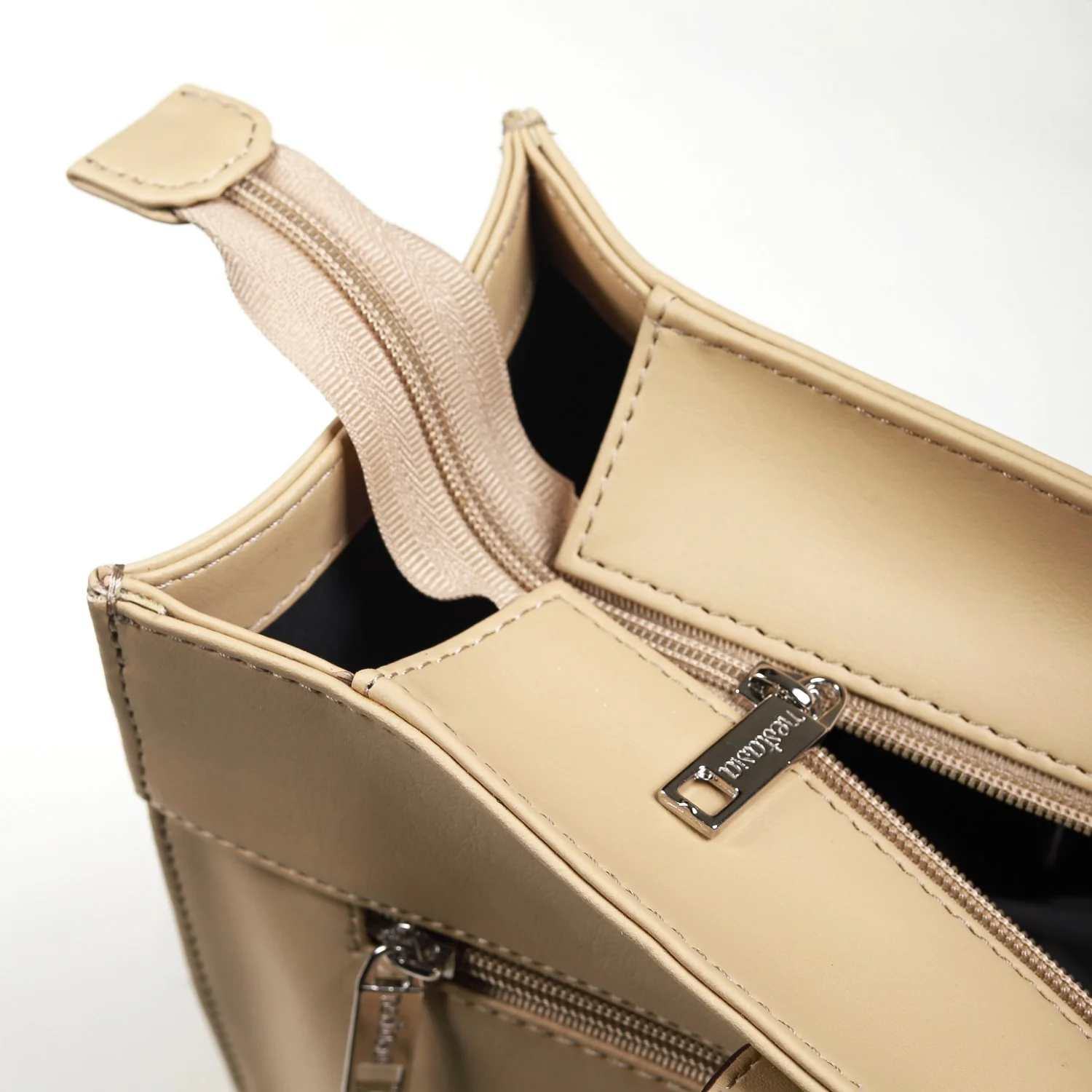 Trendy Tote Bag For Women Beige - Image 18