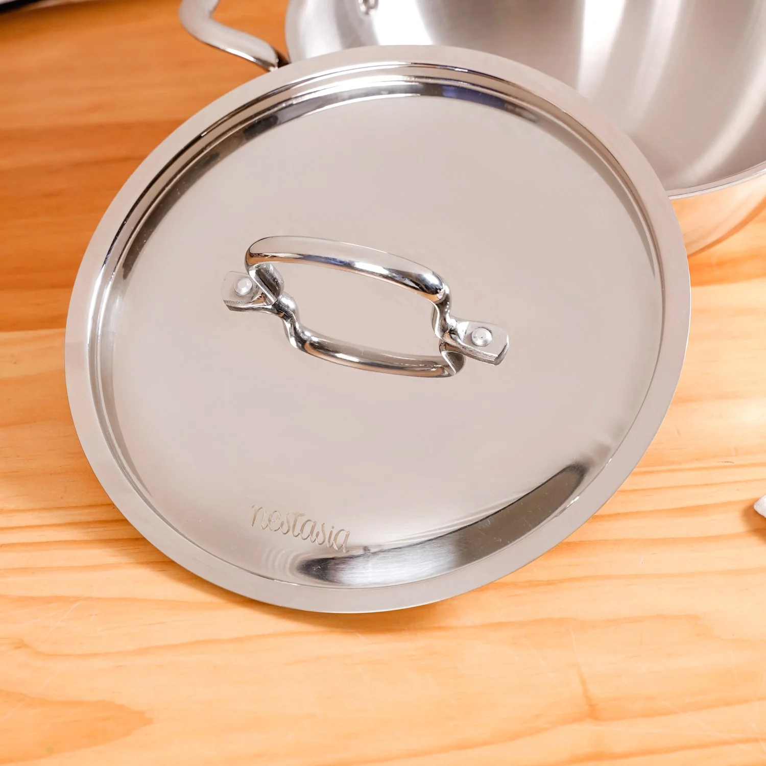 Triply Stainless Steel Set With Saucepan And Kadai - Image 7