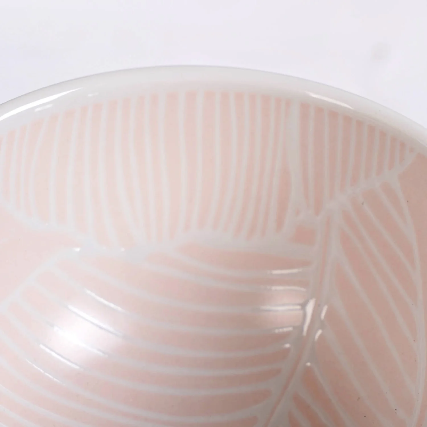 Tropica Pastel Pink Ceramic Snack Bowl Set Of 4 325ml - Image 7