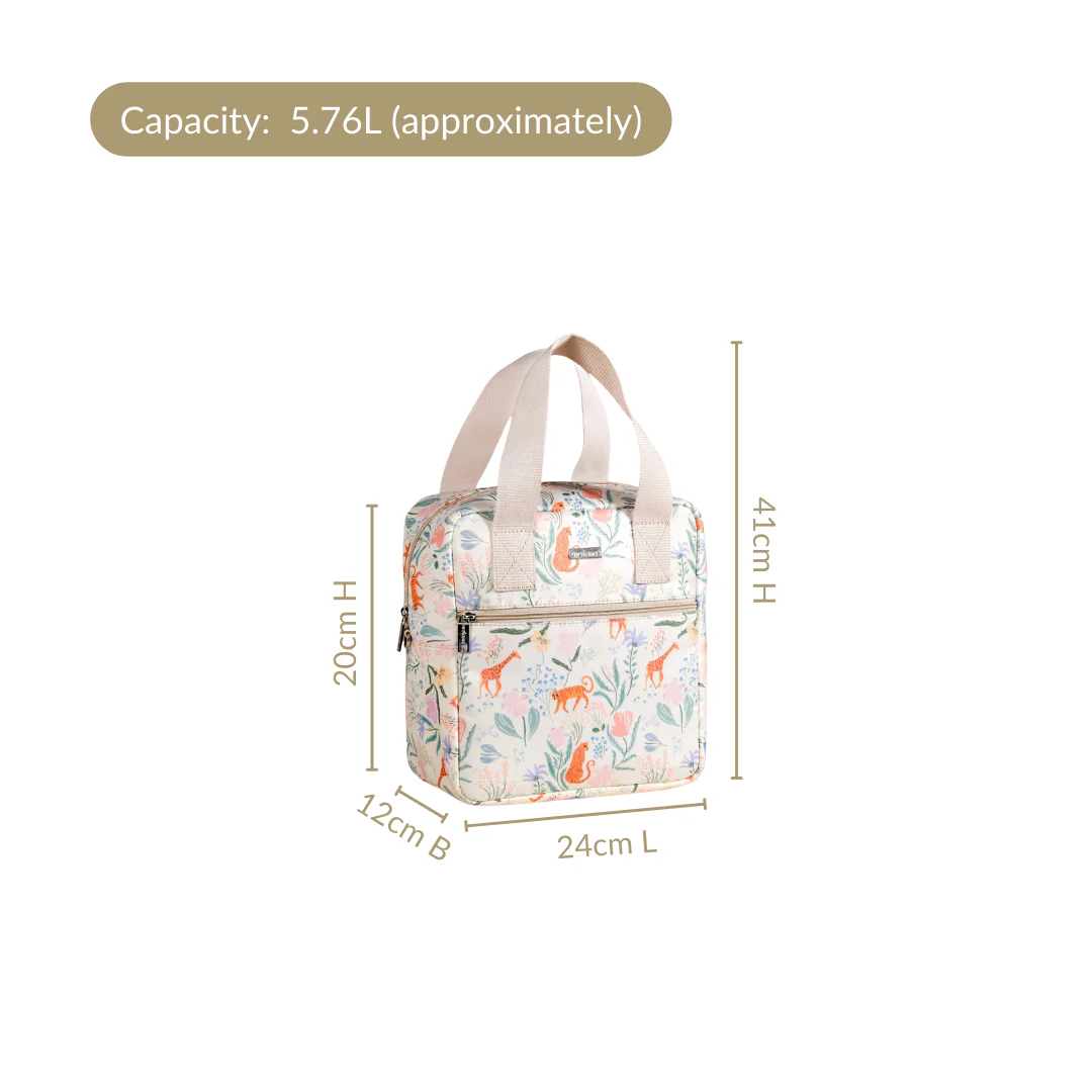Tropical Safari Animal Print Lunch Bag - Image 3