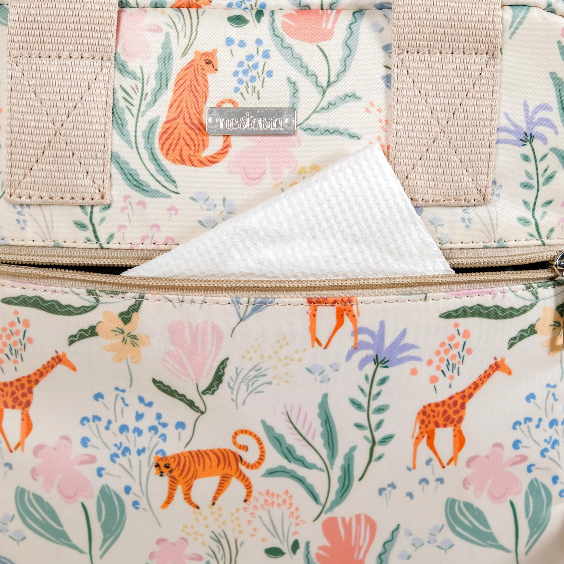 Tropical Safari Animal Print Lunch Bag - Image 8
