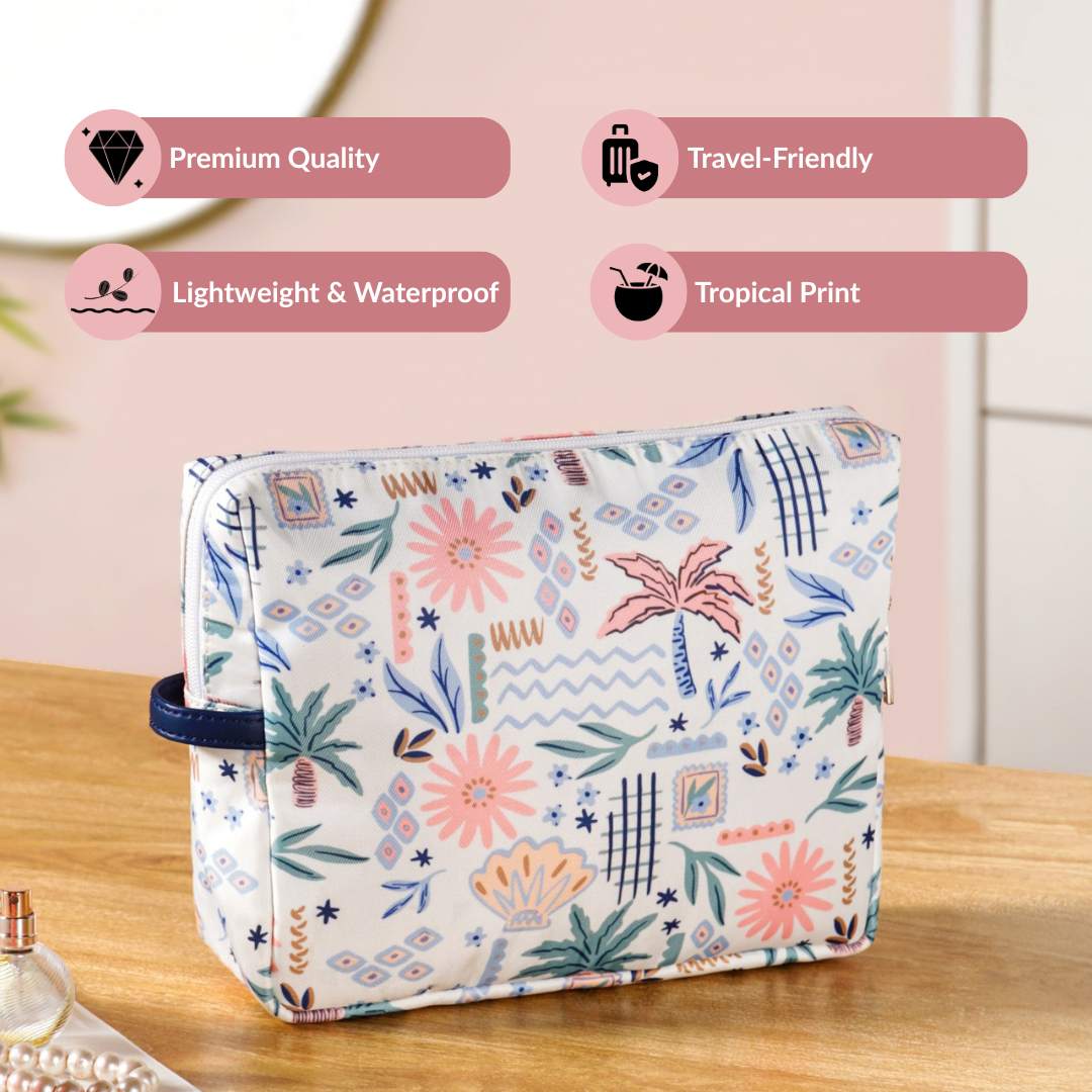 Tropical Travel Toiletry Kit Bag Set Of 2 - Image 3