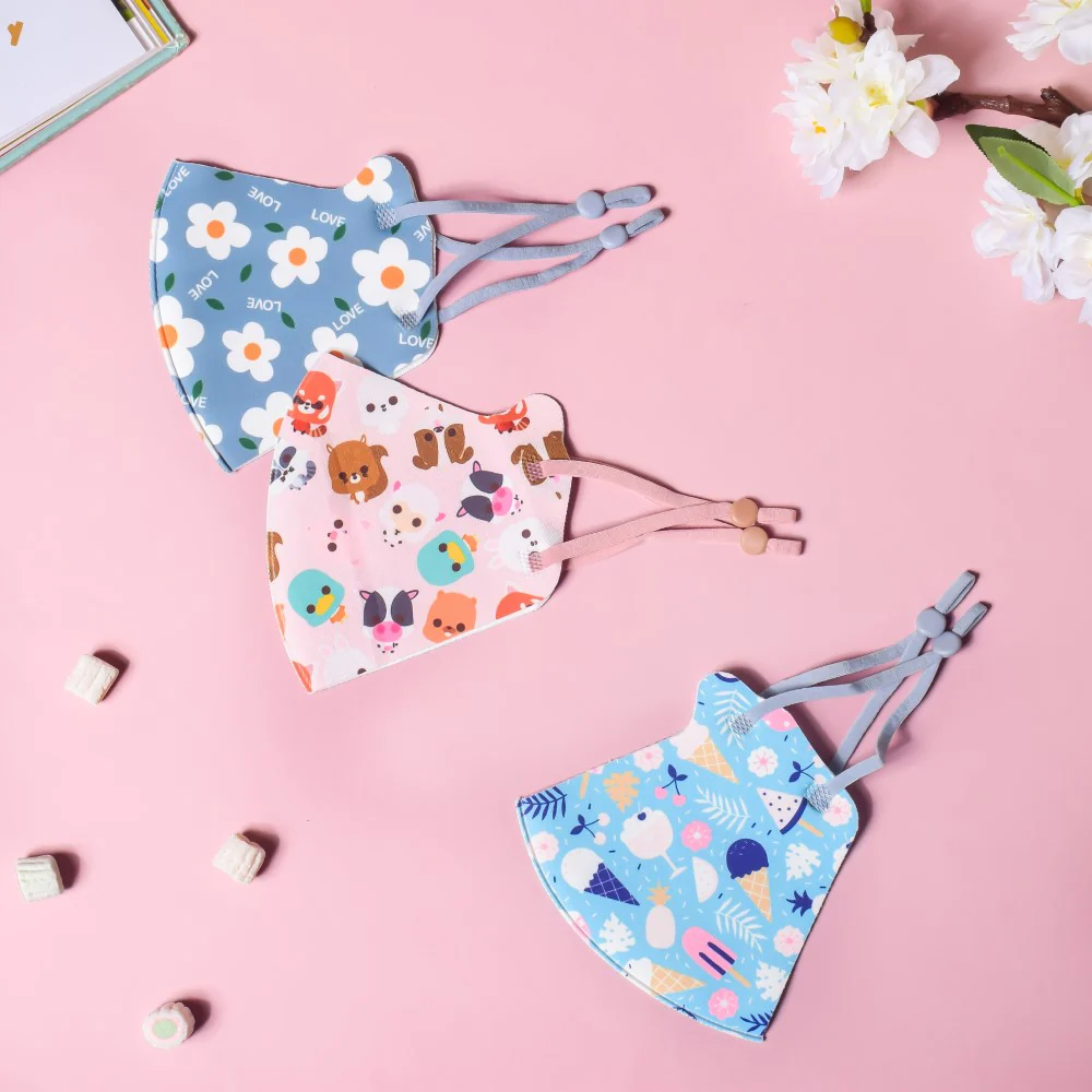 Tropical Vibes Face Mask With Adjustable Straps Blue Set Of 2 - Image 10
