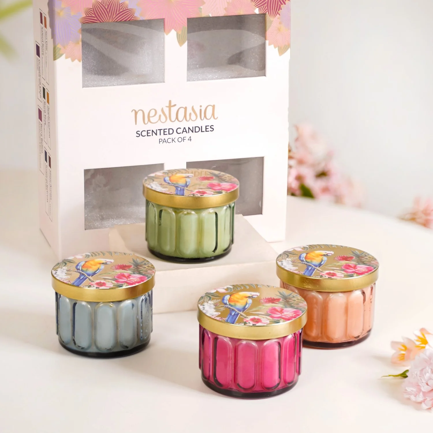 Tropical Wellness Scented Candle Set Of 4 - Image 2