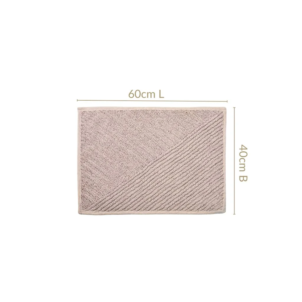 Tufted Cotton Reversible Muted Tones Floor Mat Duo 60x40cm - Image 3