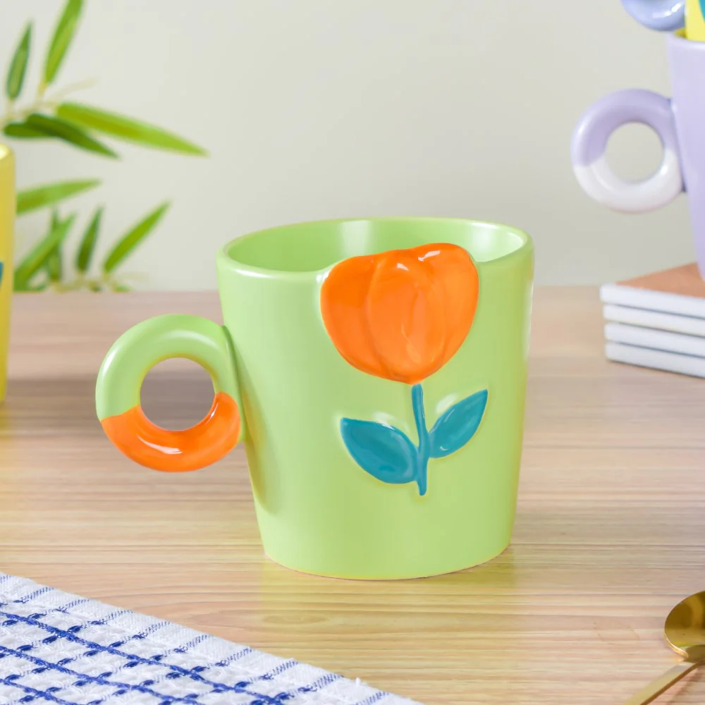 Tulip Coffee Mugs Set Of 6 330ml - Image 4