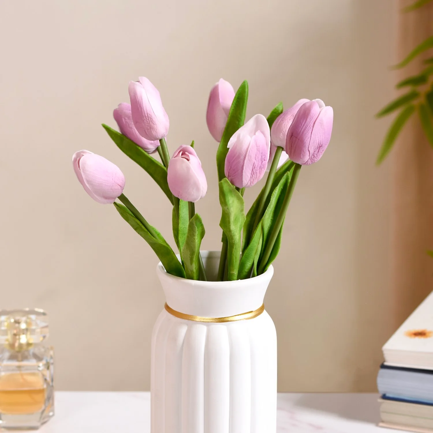 Tulip Flower Purple Set Of 9 - Image 5