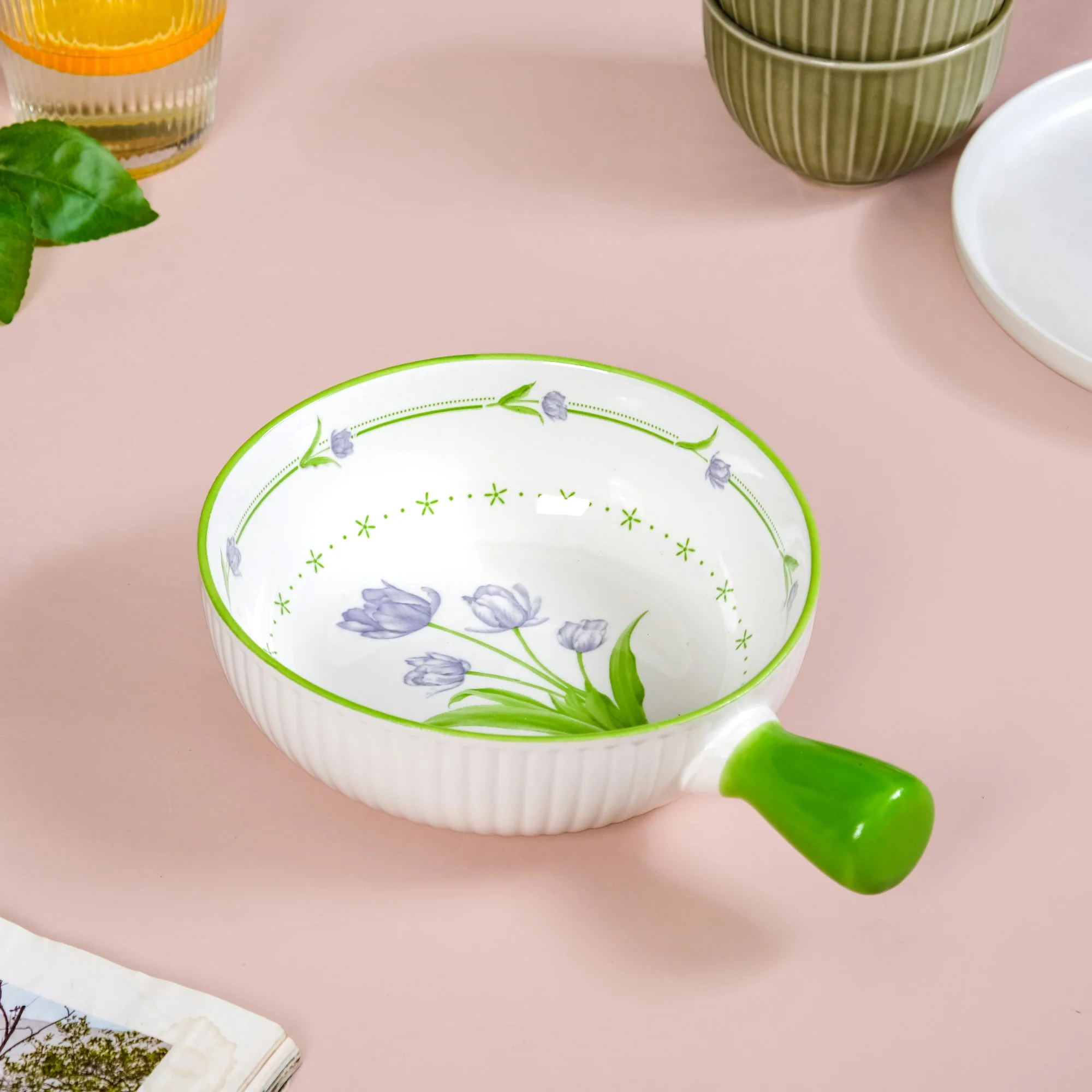 Tuscany Bowl With Handle 700ml