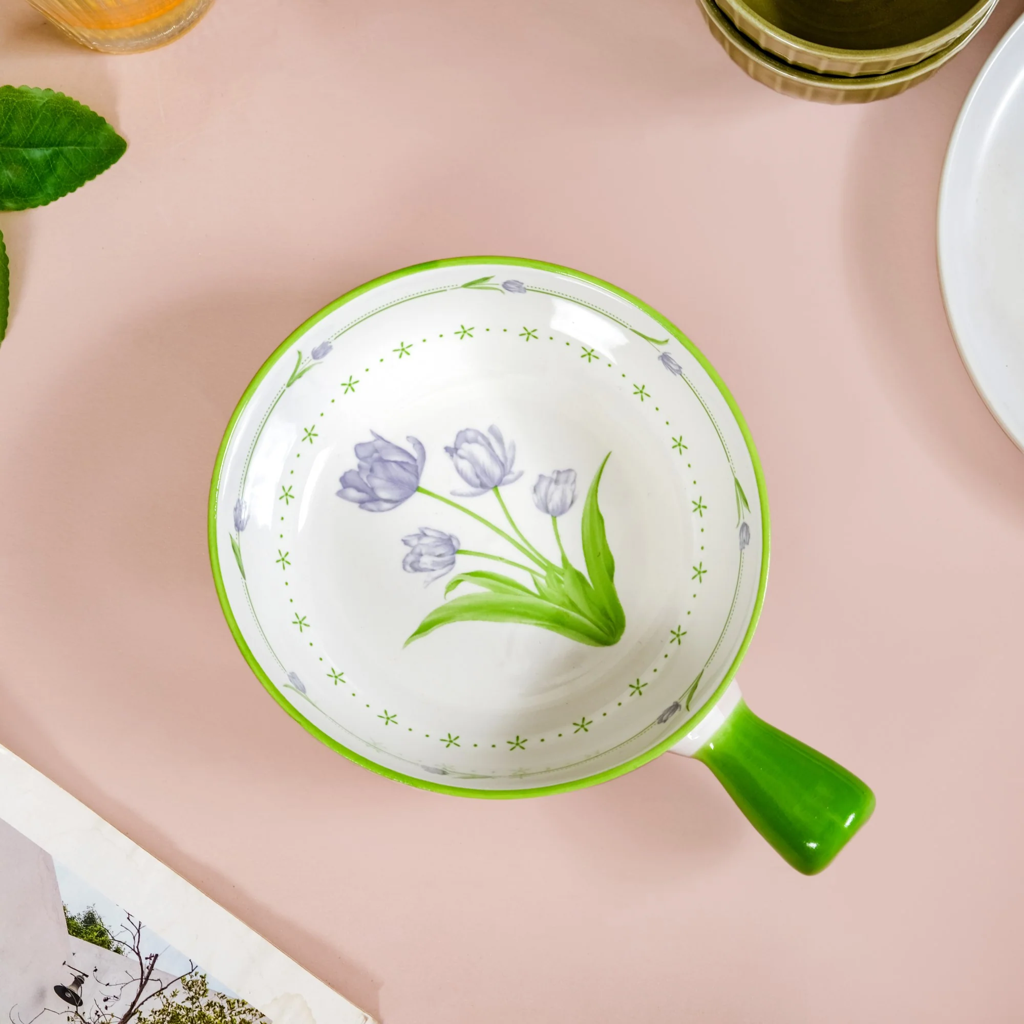 Tuscany Bowl With Handle 700ml - Image 2