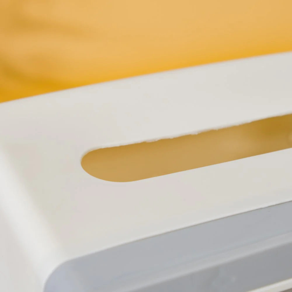 TV Tissue Box With Stand White - Image 9