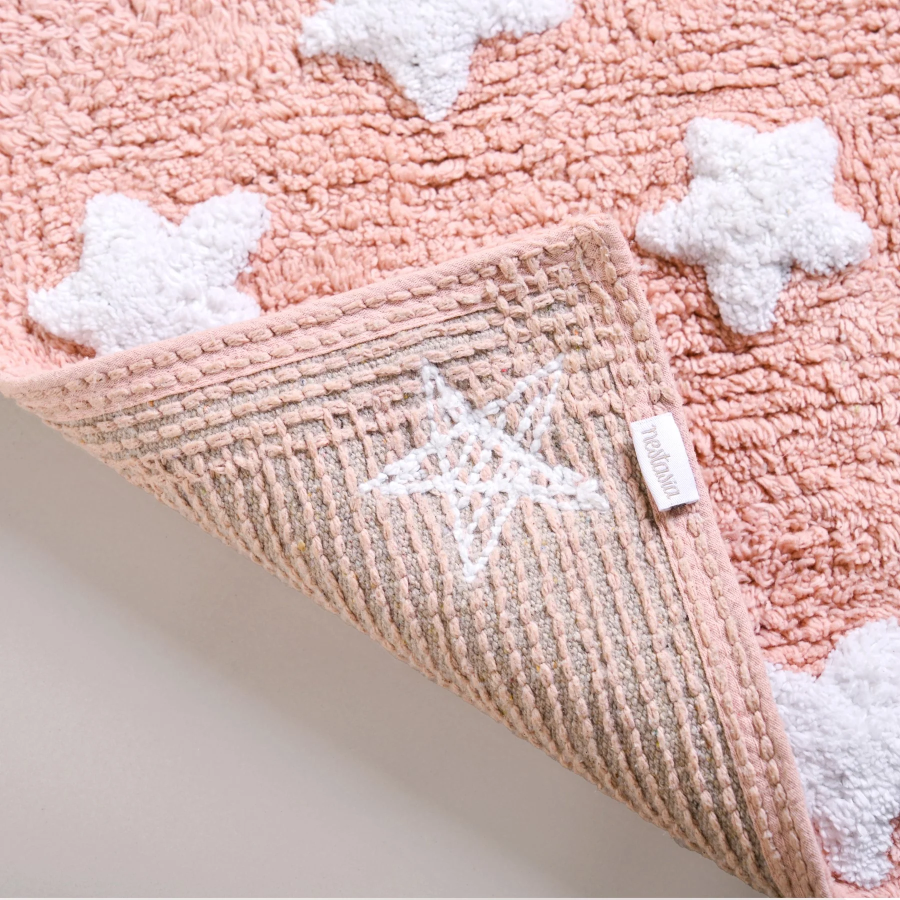 Twinkle Stars Anti Slip Floor Mat Cotton 62x42cm - Image 4