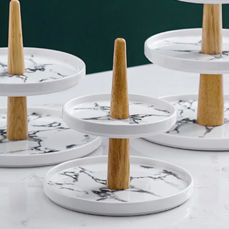 Two Tier Dessert Stand - Image 5