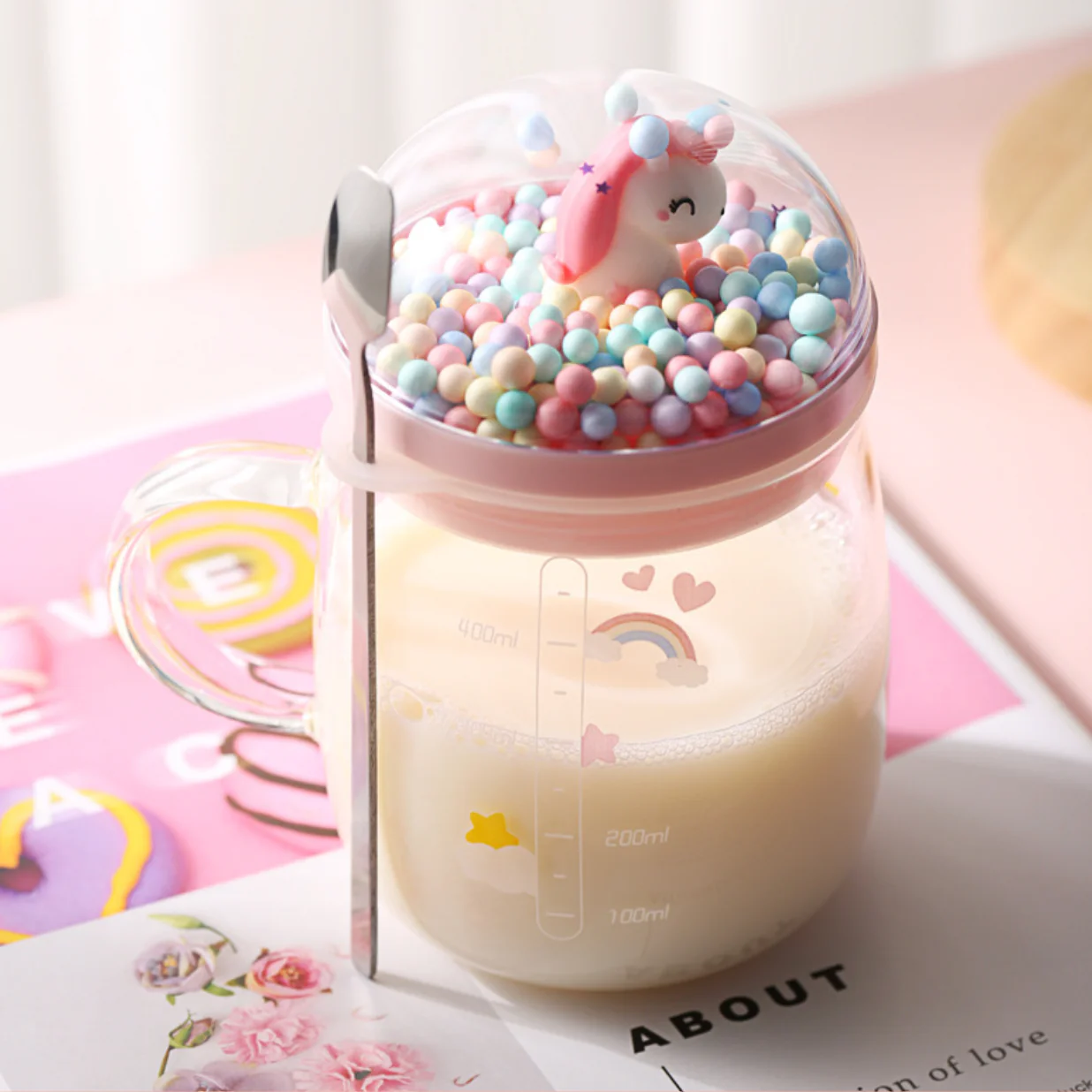 Unicorn Glass Cup - Image 12
