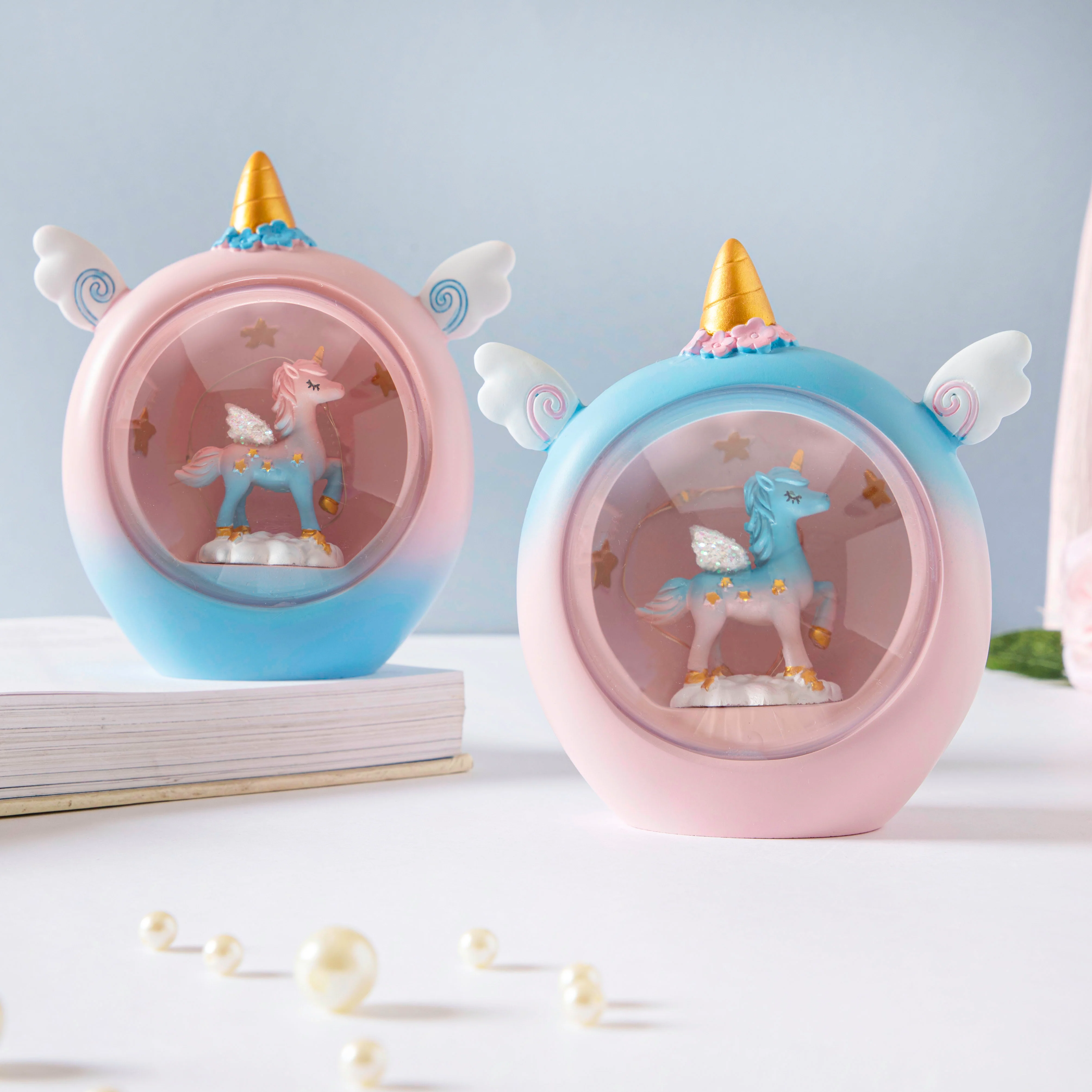 Unicorn Night Lamp Showpiece Pink - Image 5