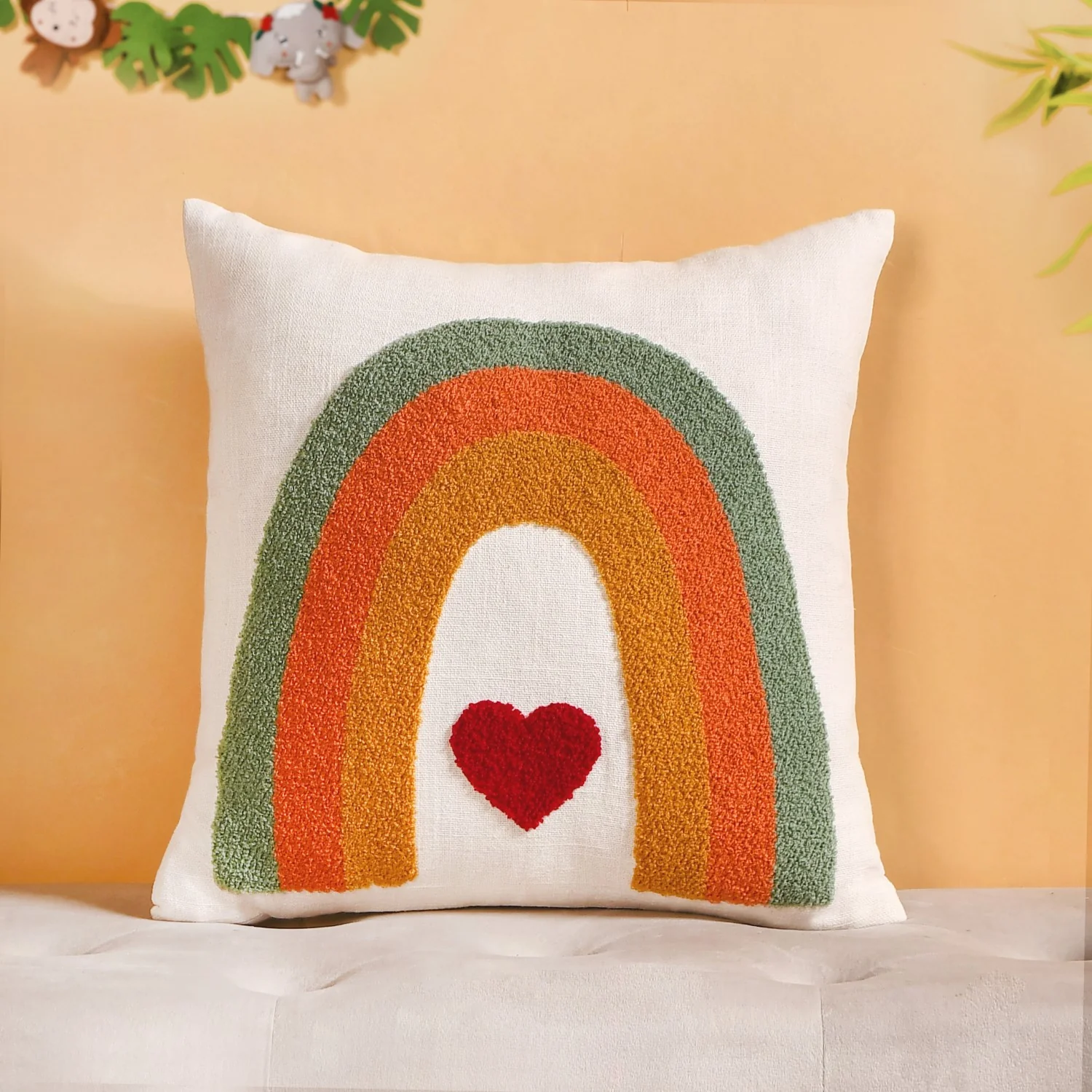 Up In The Air Embroidered Cushion Cover Set Of 2 40x40cm - Image 5