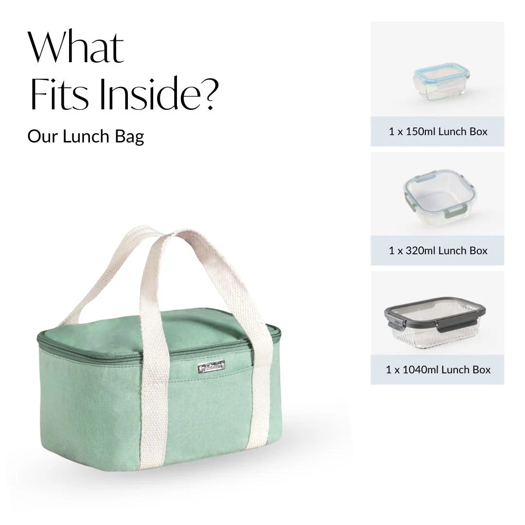 Urban Daily Insulated Daily Lunch Bag In Green - Image 6