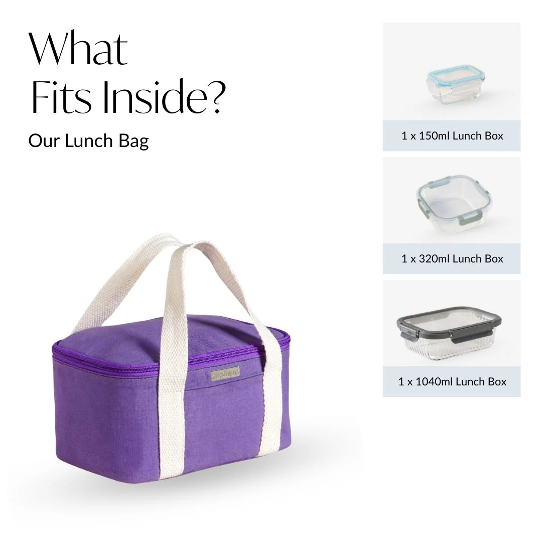 Urban Daily Insulated Everyday Lunch Bag In Purple - Image 7