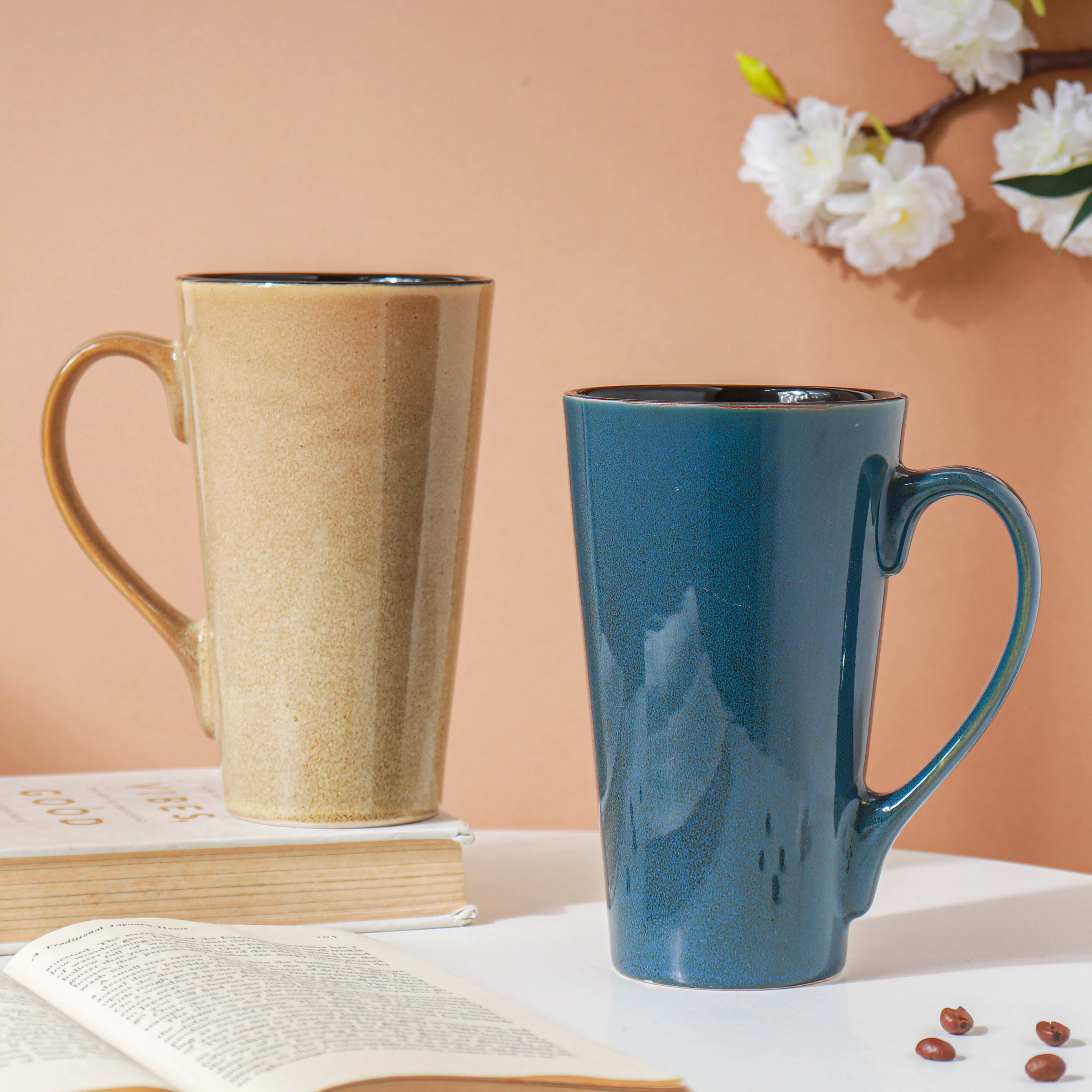 V Neck Coffee Mug - Image 2