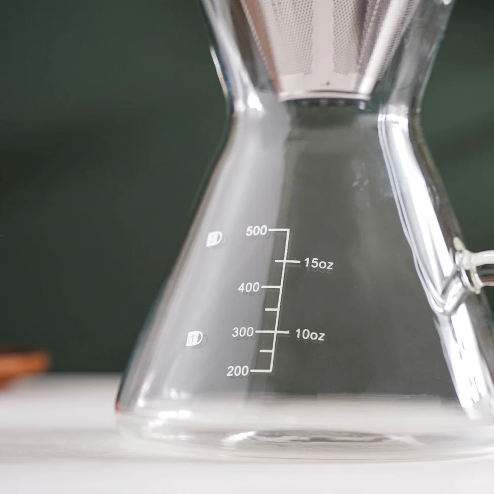 V60 Stainless Steel Coffee Filter With Pot 650ml - Image 6