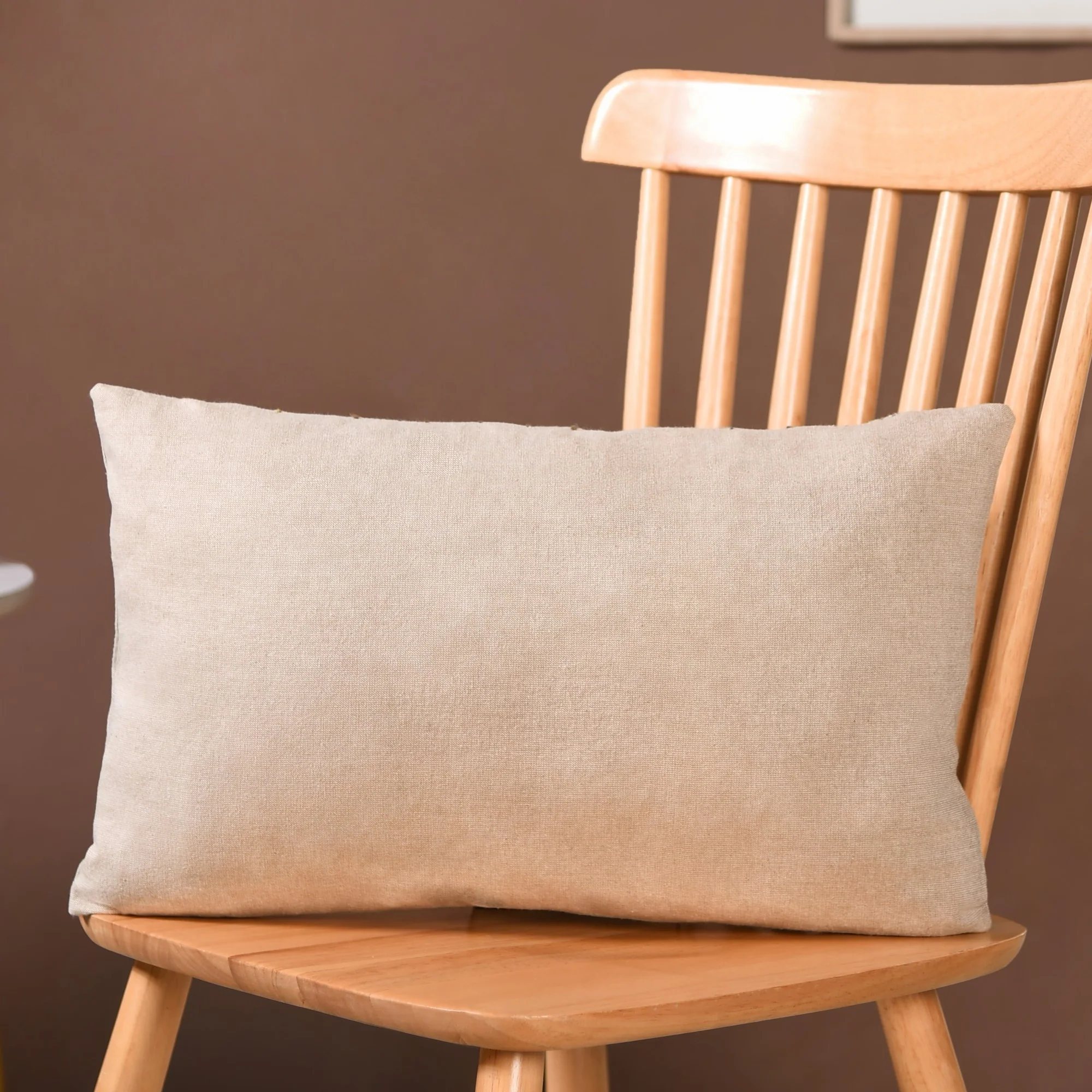 Valley Of Spring Embroidered Cushion Cover 50x30cm - Image 7
