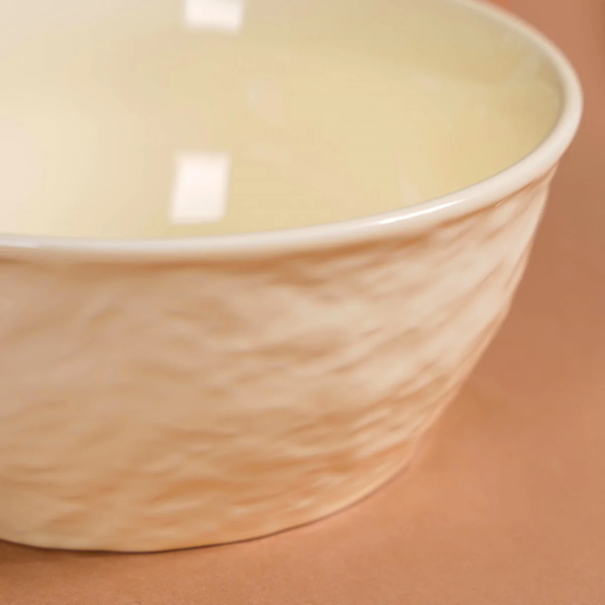 Vanilla White Textured Serving Bowl Set Of 2 1900ml - Image 7