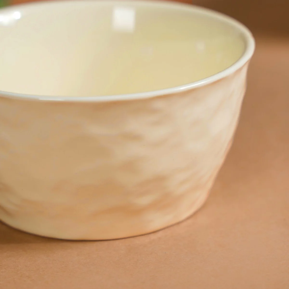Vanilla White Textured Snack Bowl Set Of 4 350ml - Image 8