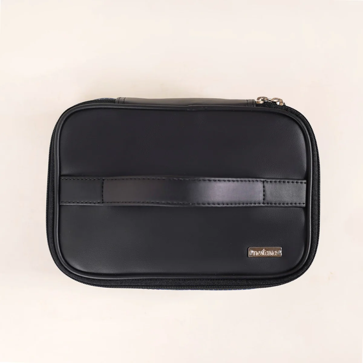 Vegan Leather Makeup Organizer Black - Image 8