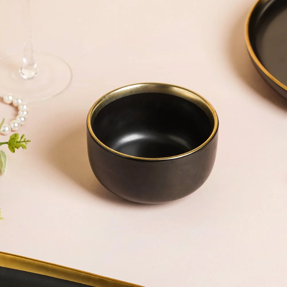 VERA Black 27 Piece Dinner Set For 6 - Image 9