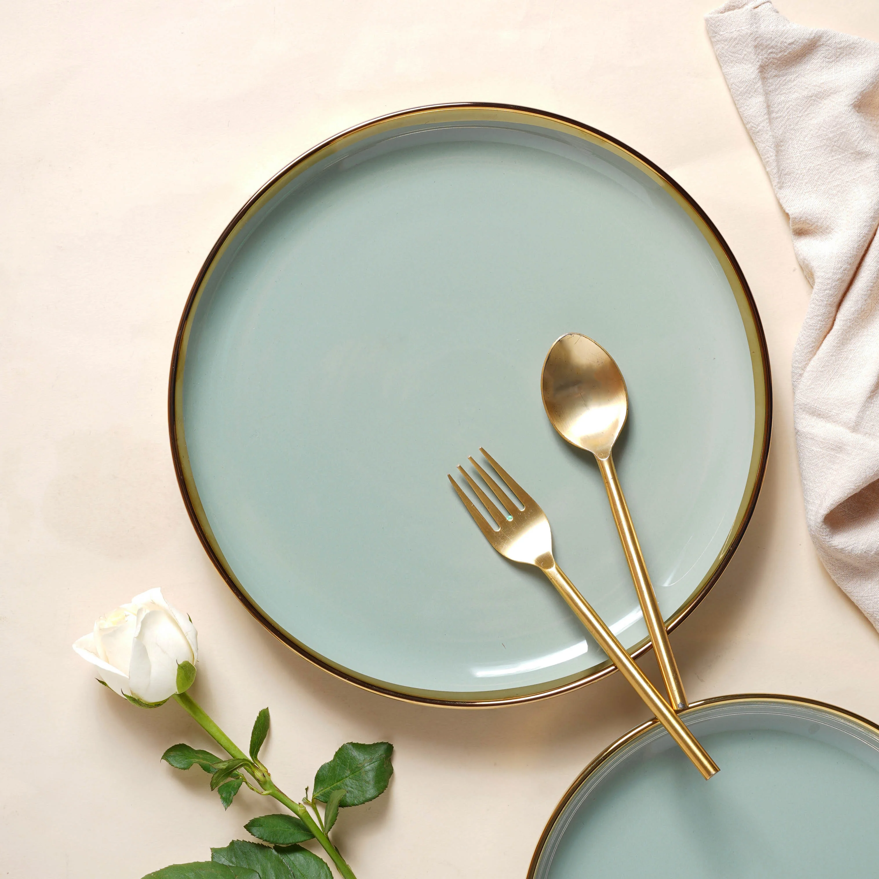 VERA Green 27 Piece Dinner Set For 6 - Image 9