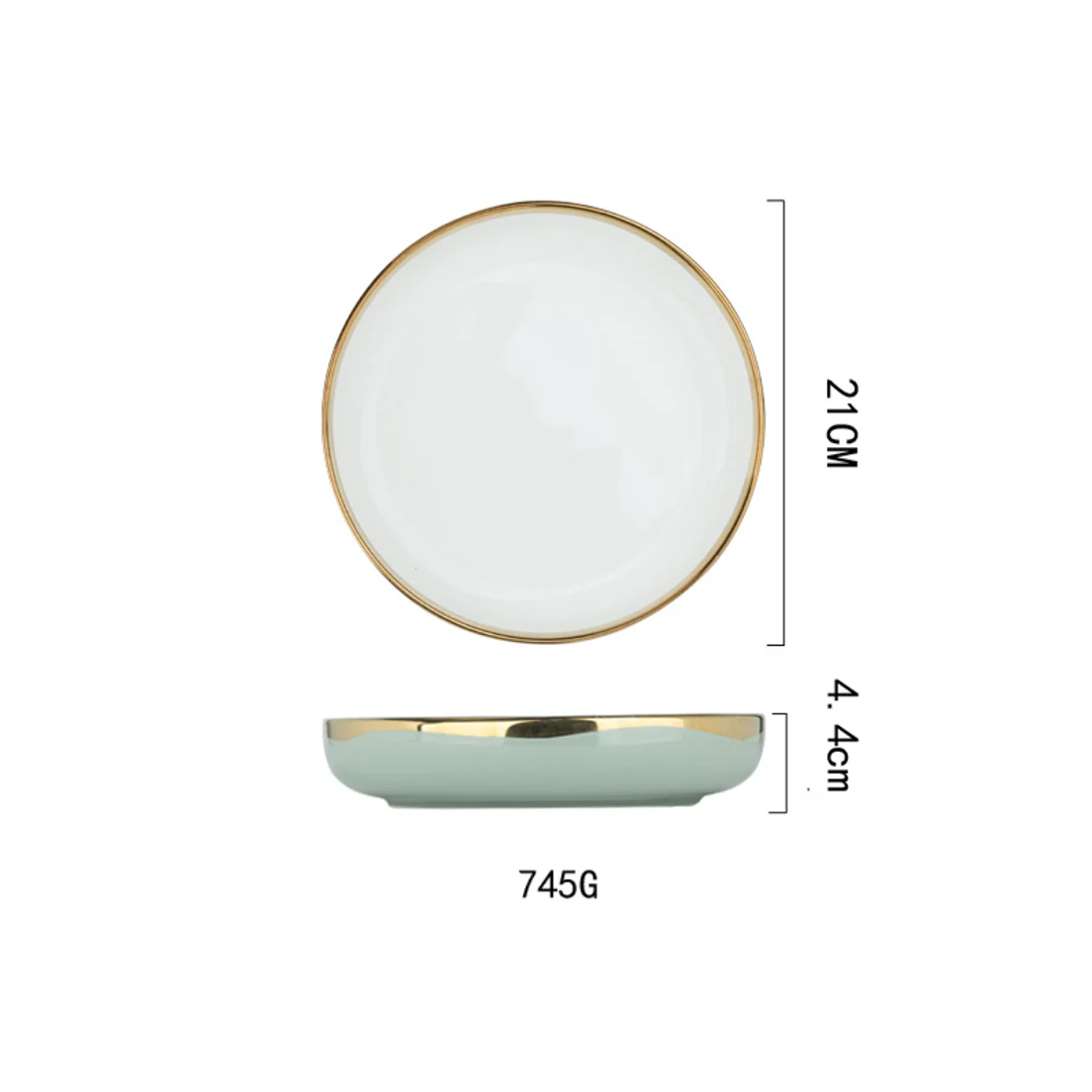 VERA Green Deep Plate - Image 7