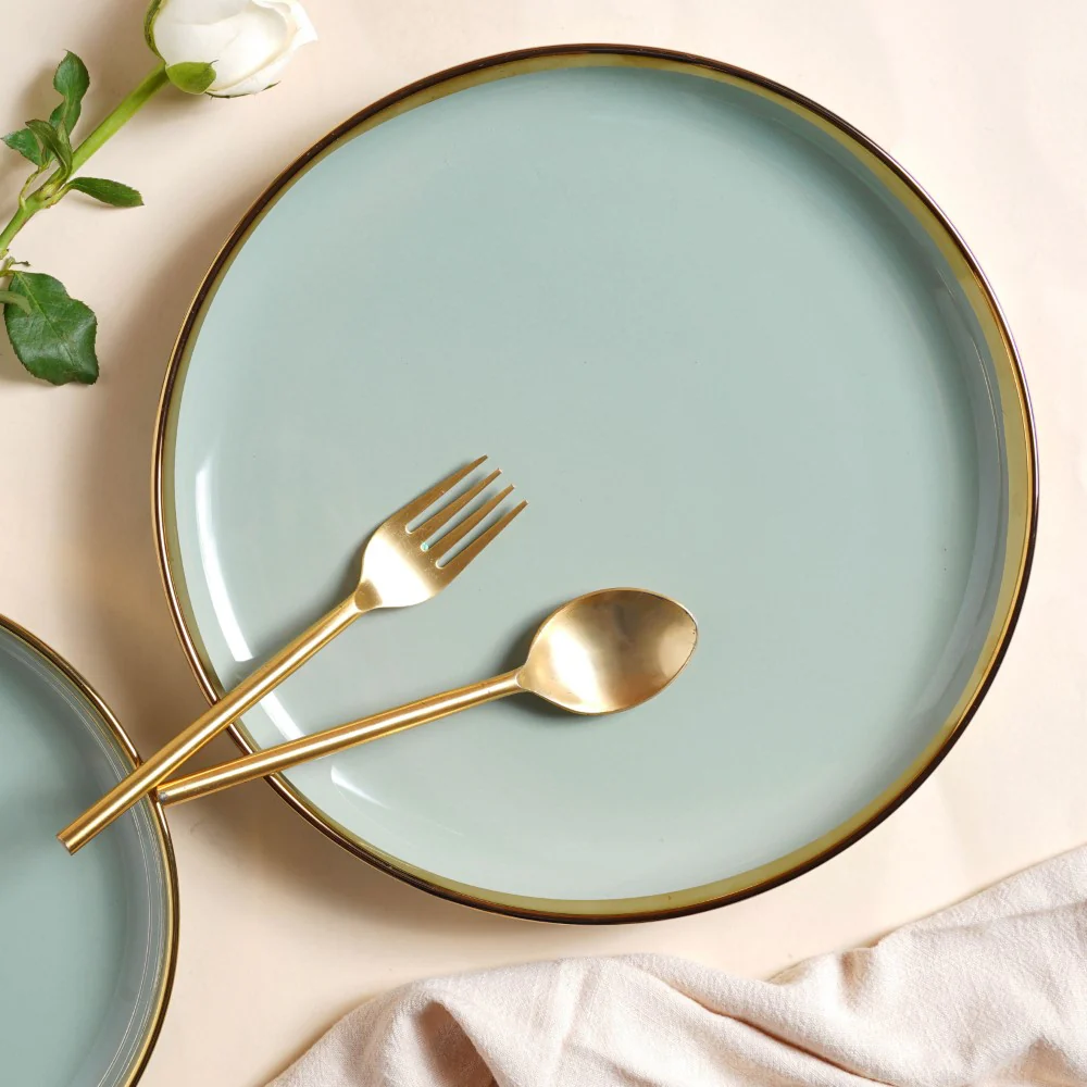 VERA Green Dinner Plate - Image 4