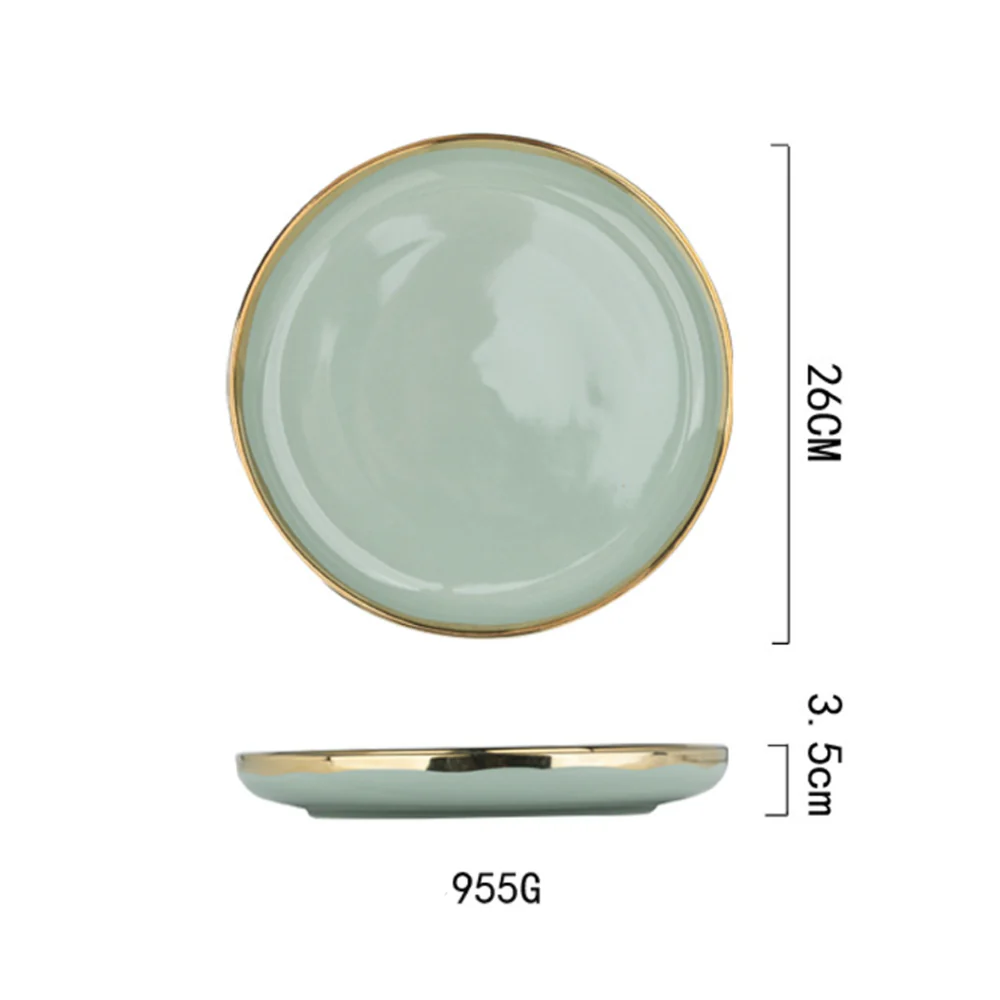 VERA Green Dinner Plate - Image 7