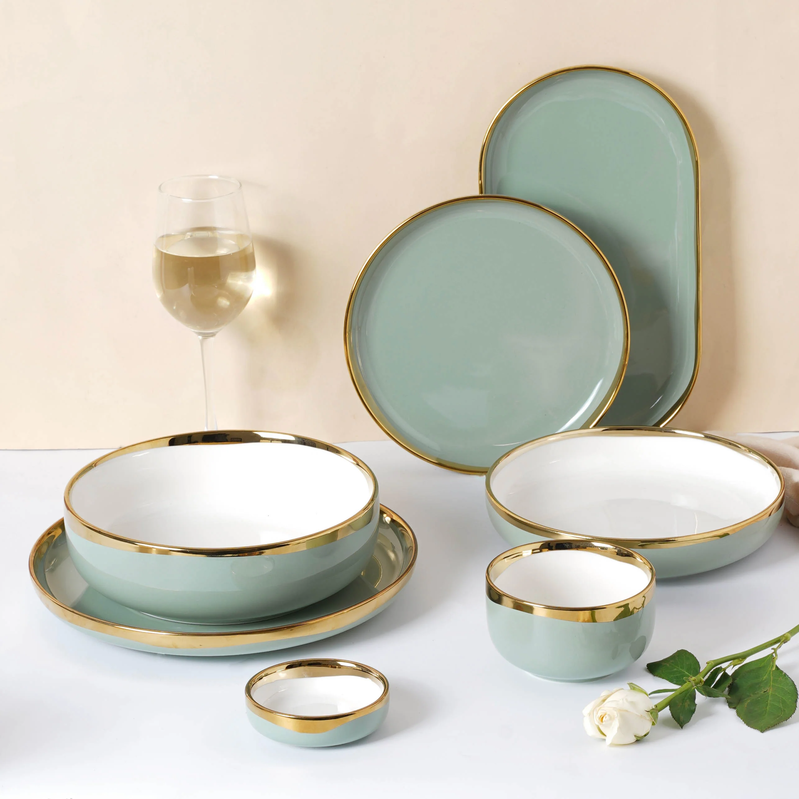 VERA Green Serving Plate - Image 7