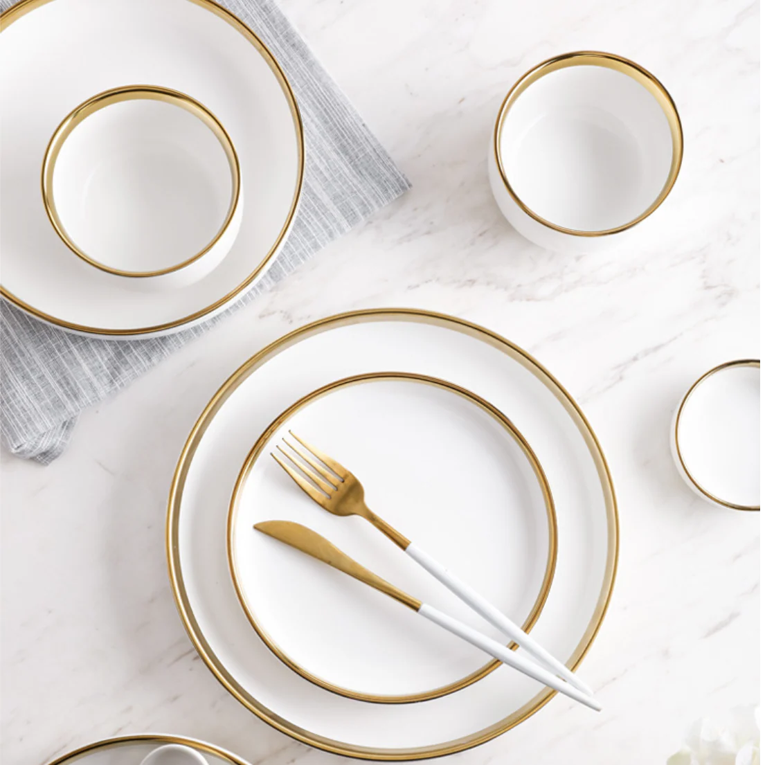 VERA White Bowls - Image 8