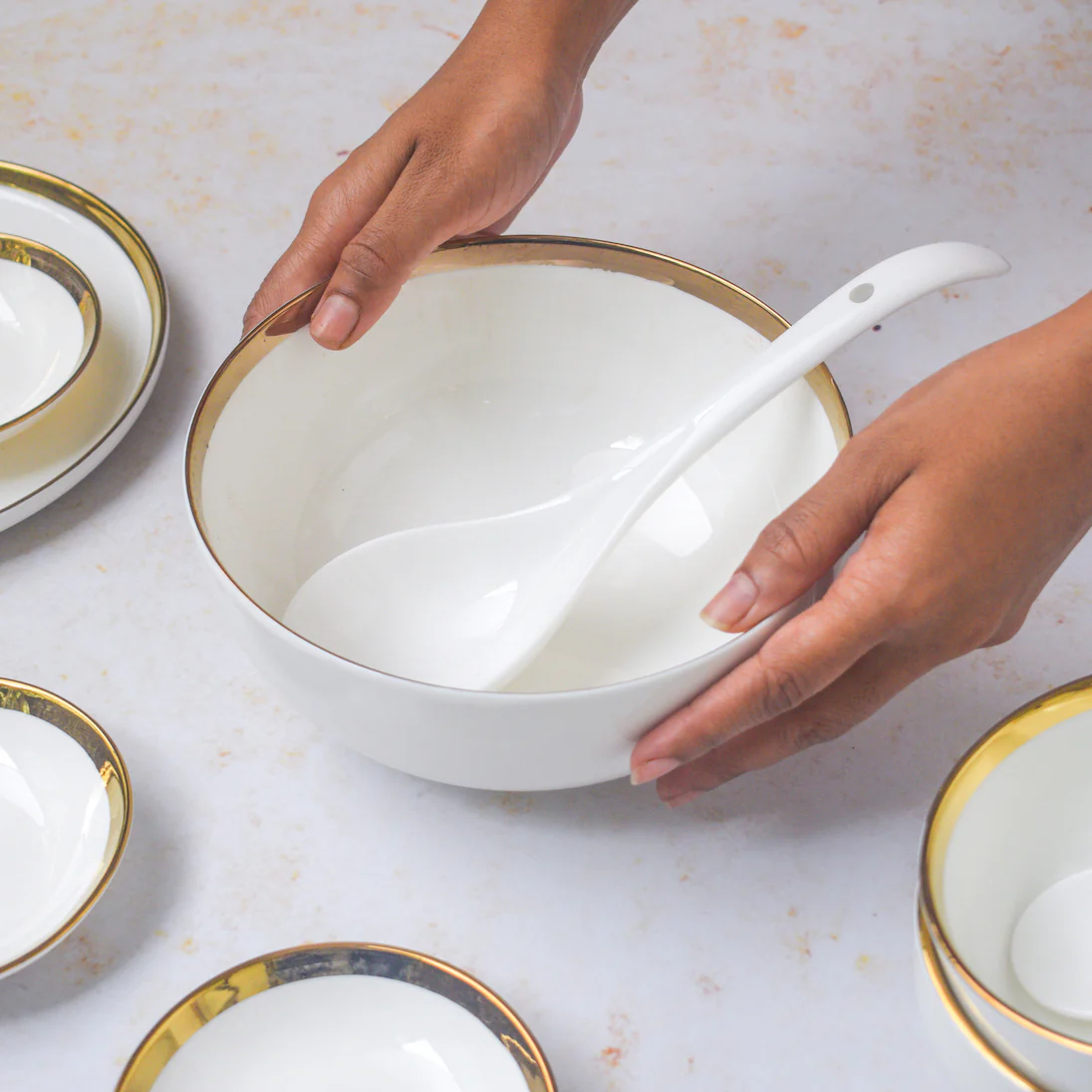 Vera White Dinnerware Set - Image 15