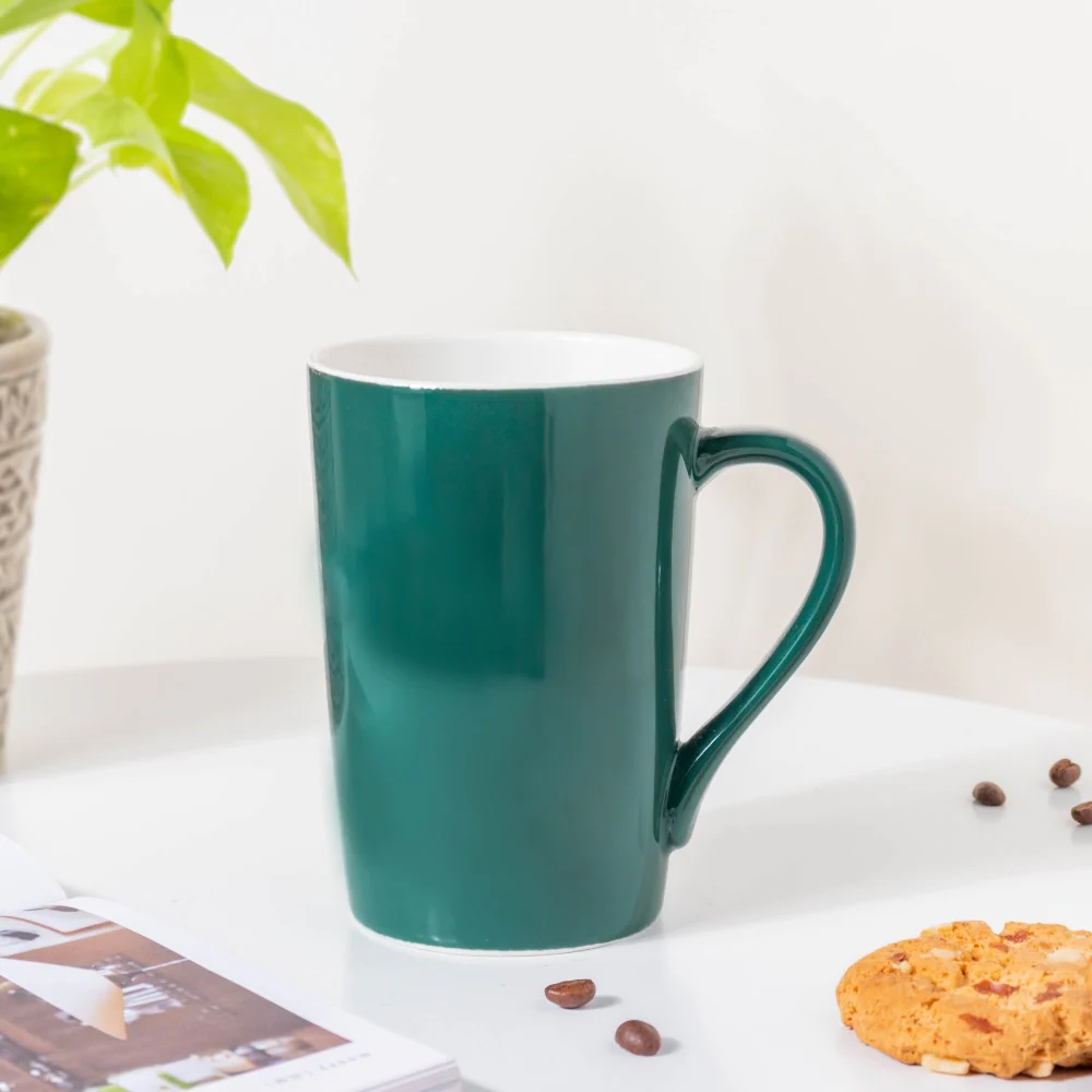 Viridian Green Ceramic Mug 350 ml - Image 3