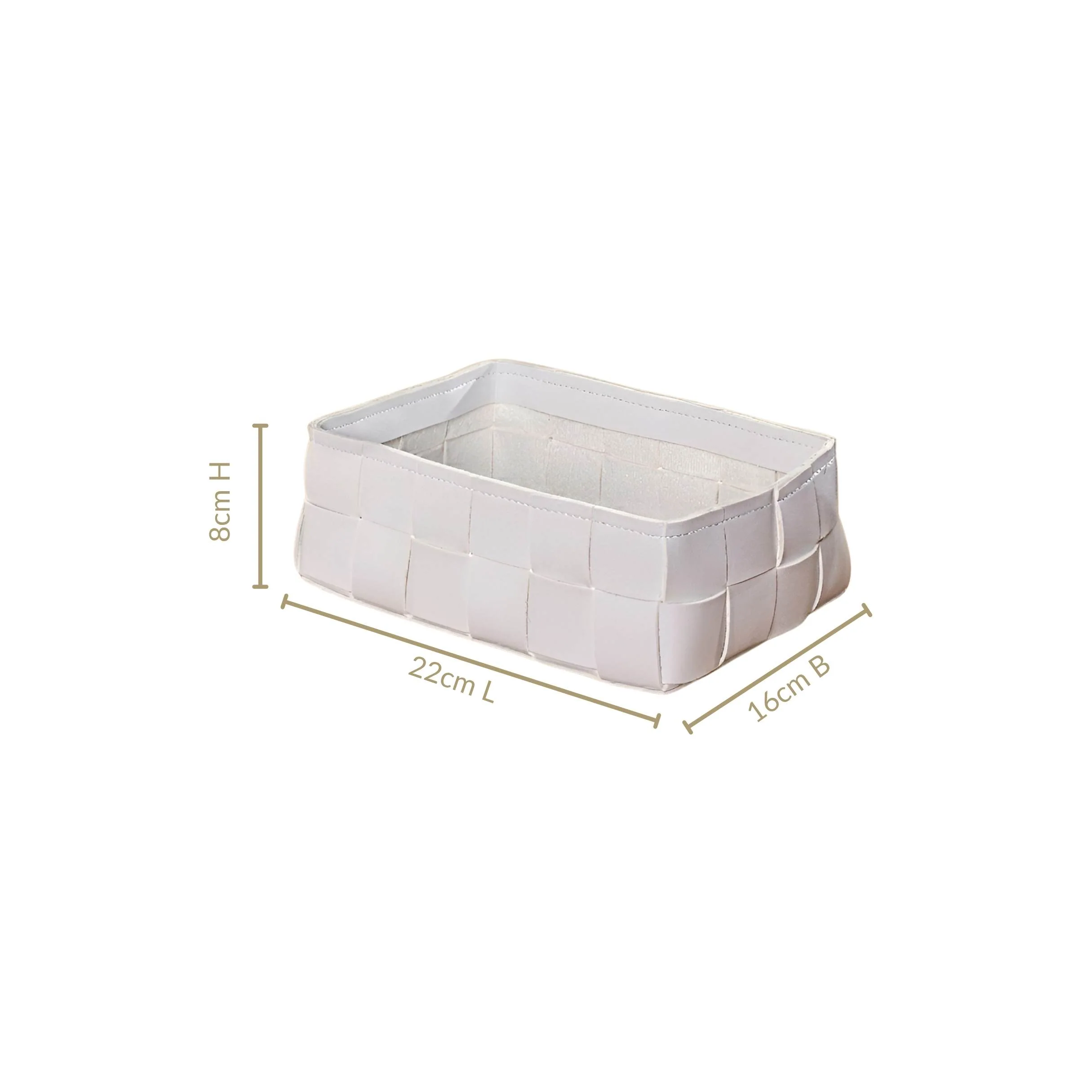 Versatile Storage Basket White - Image 5