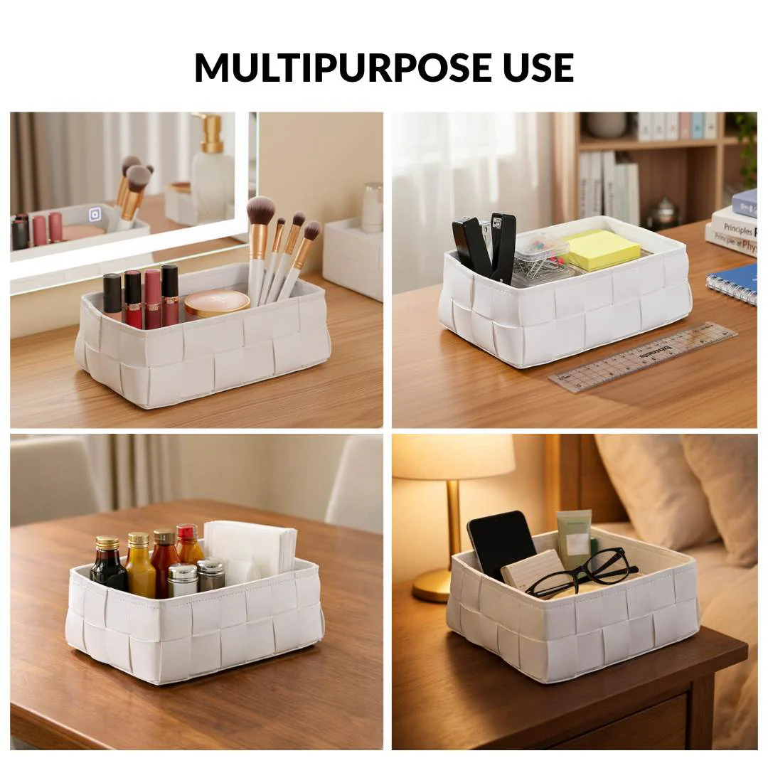 Versatile Storage Basket White - Image 6