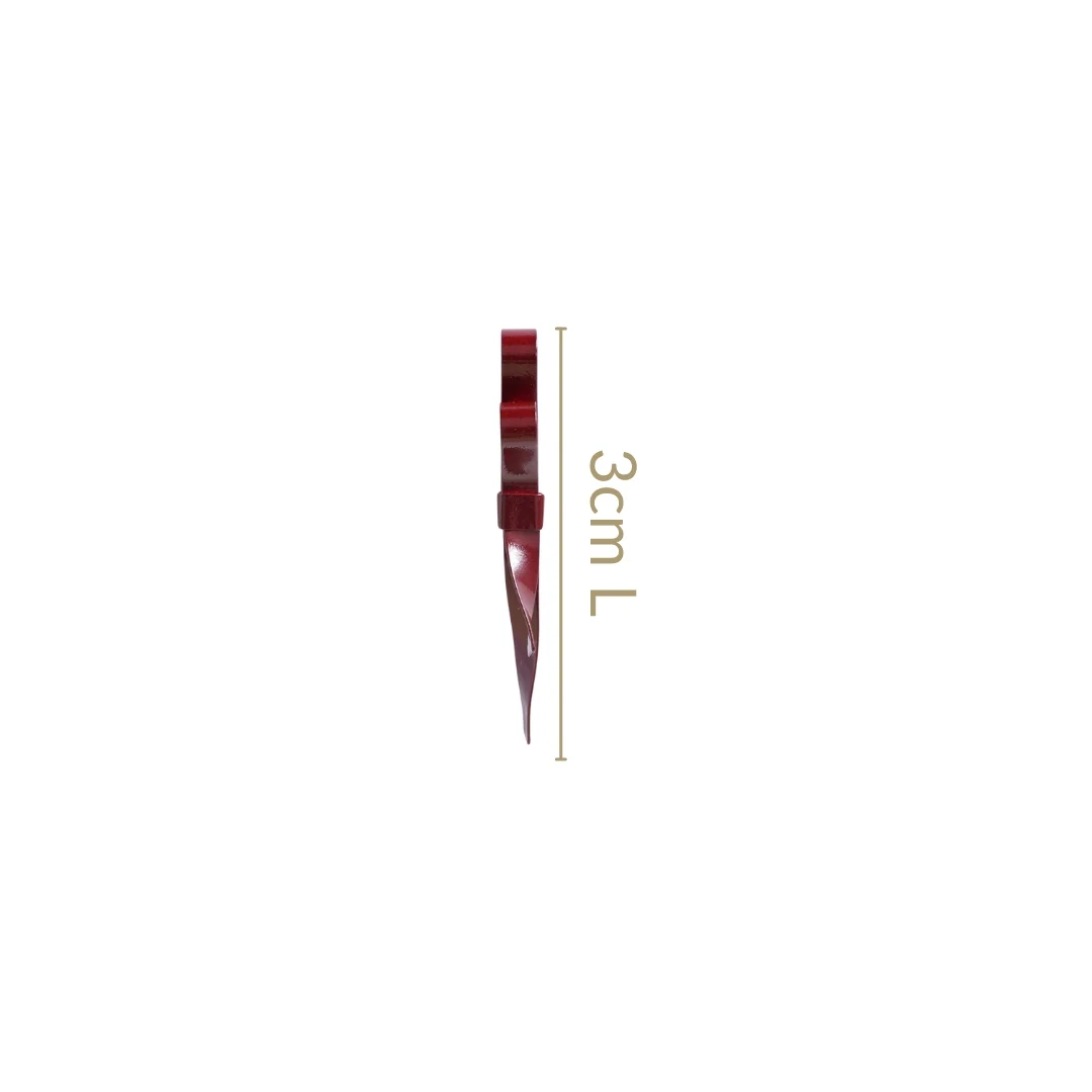 Vertical Bow Metal Drop Earrings - Image 3