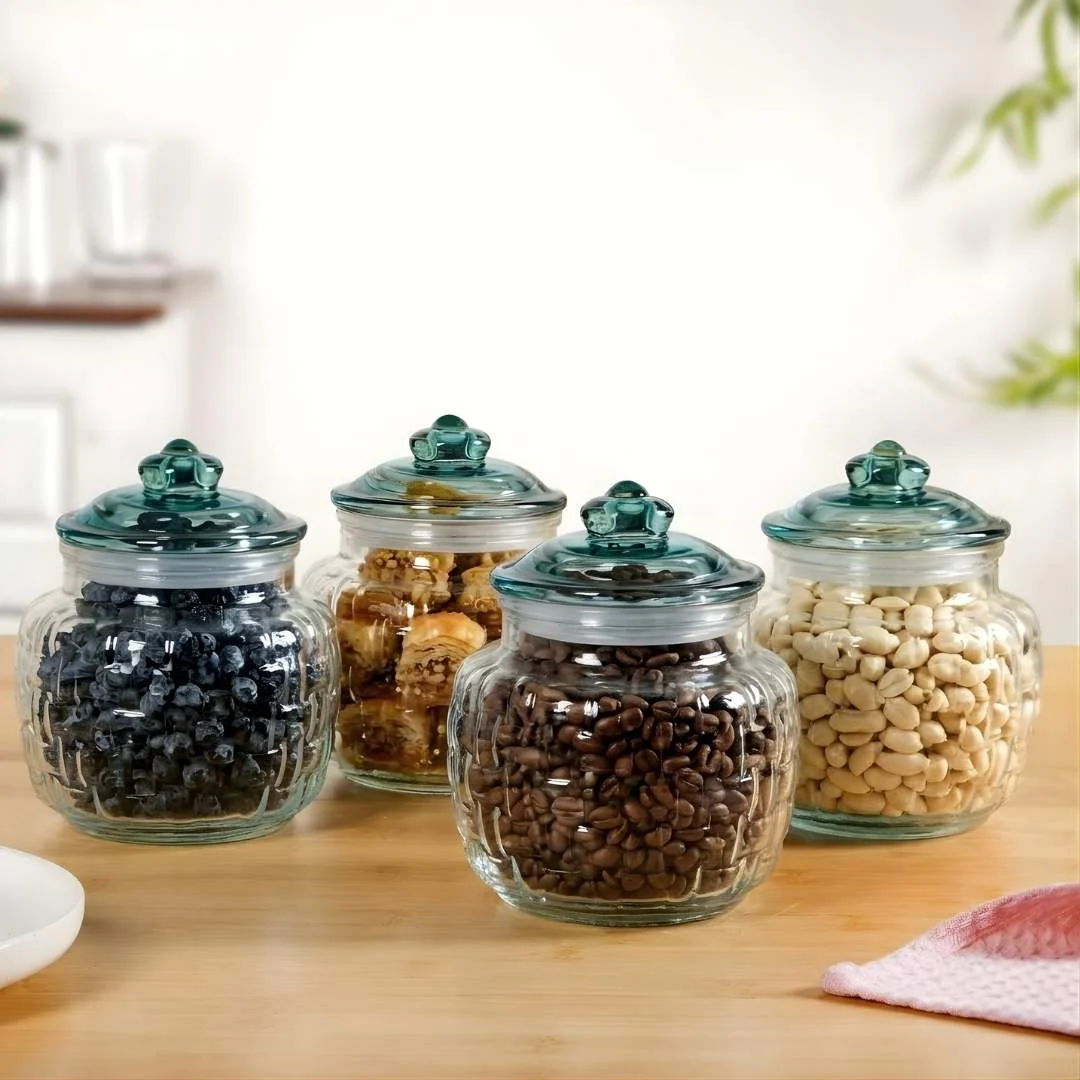 Vintage Basket Weave Jar Set Of 4 750ml - Image 6