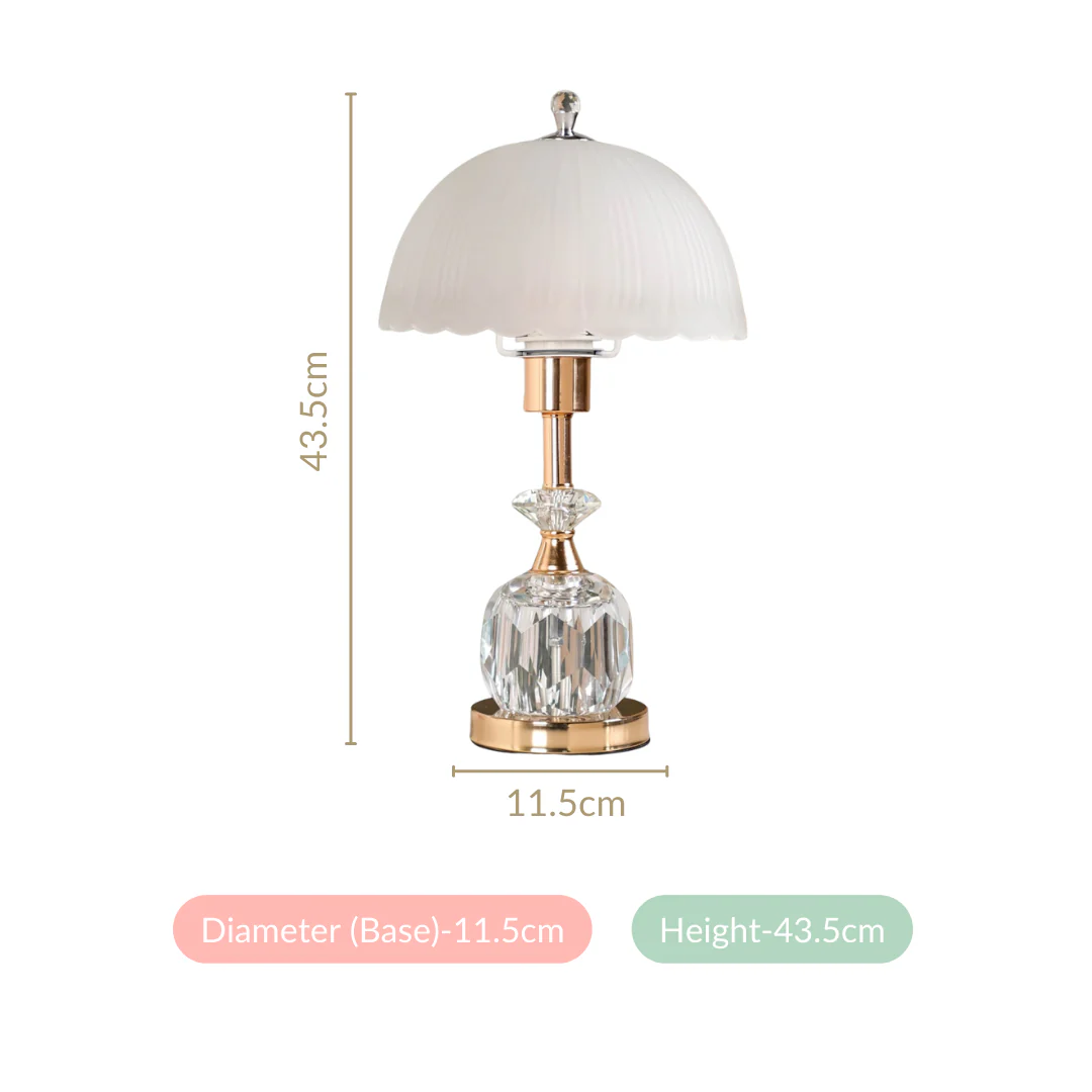Vintage Glory Crystal LED Table Lamp - Image 4