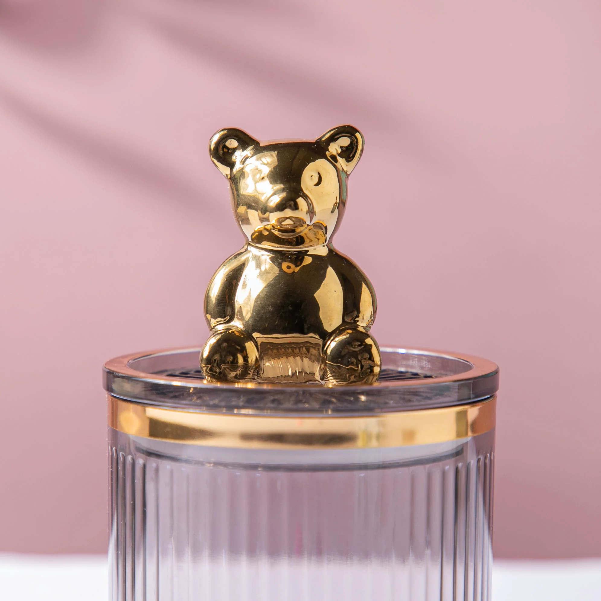 Vintage Jar With Bear Lid Ash Grey 350ml - Image 5