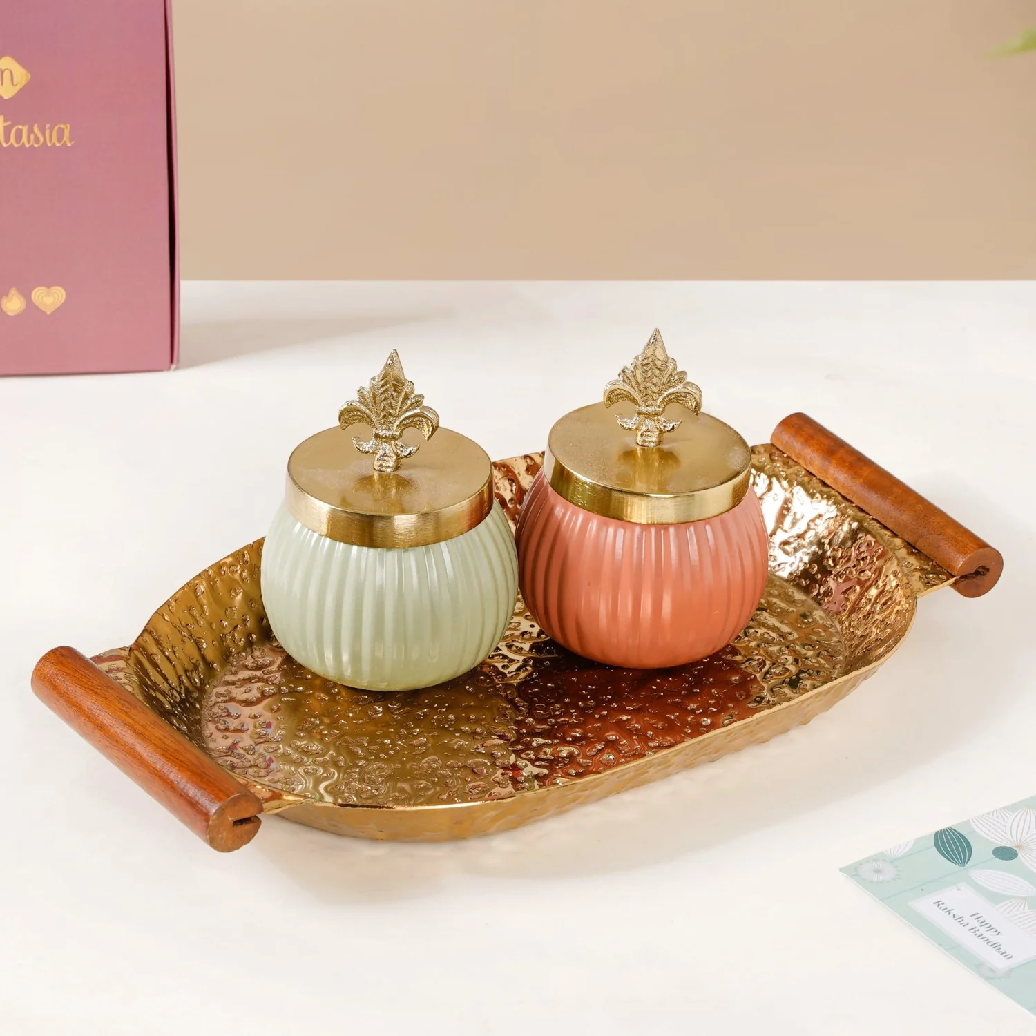 Vintage Opulence Rakhi Gift Hamper - Image 3