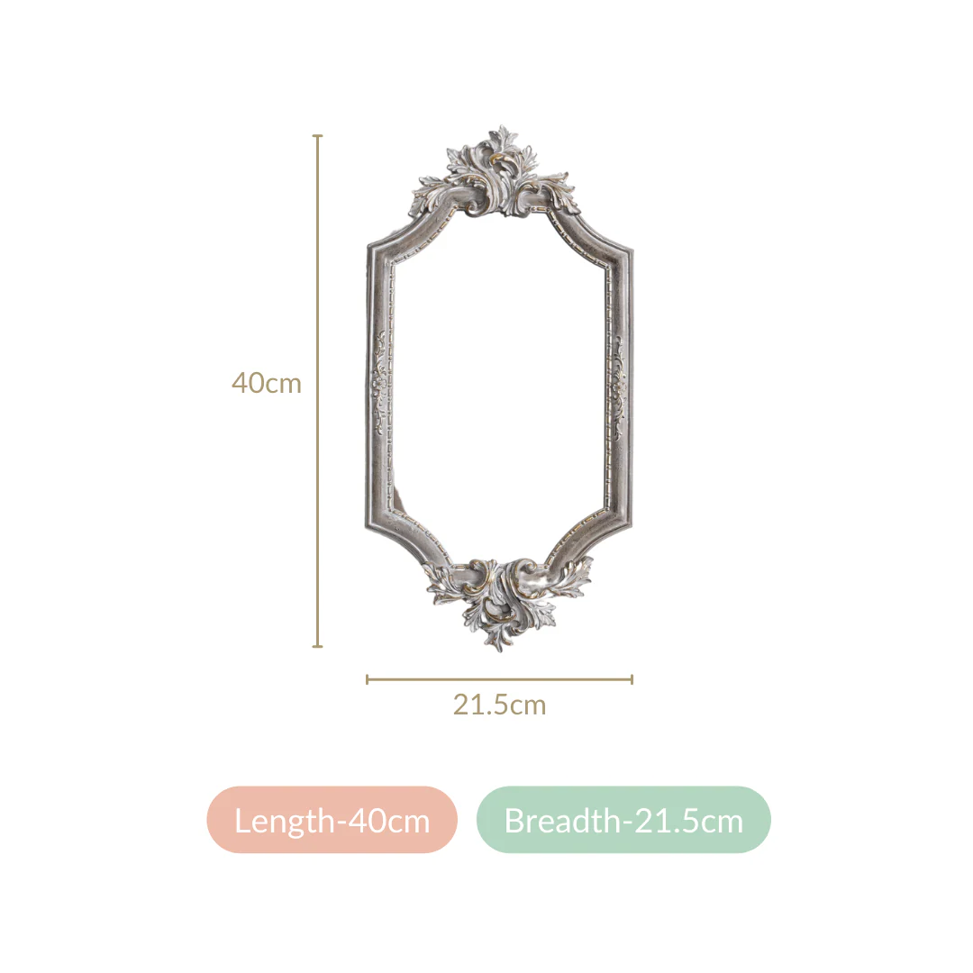 Vintage Ornate Wall Mirror - Image 6