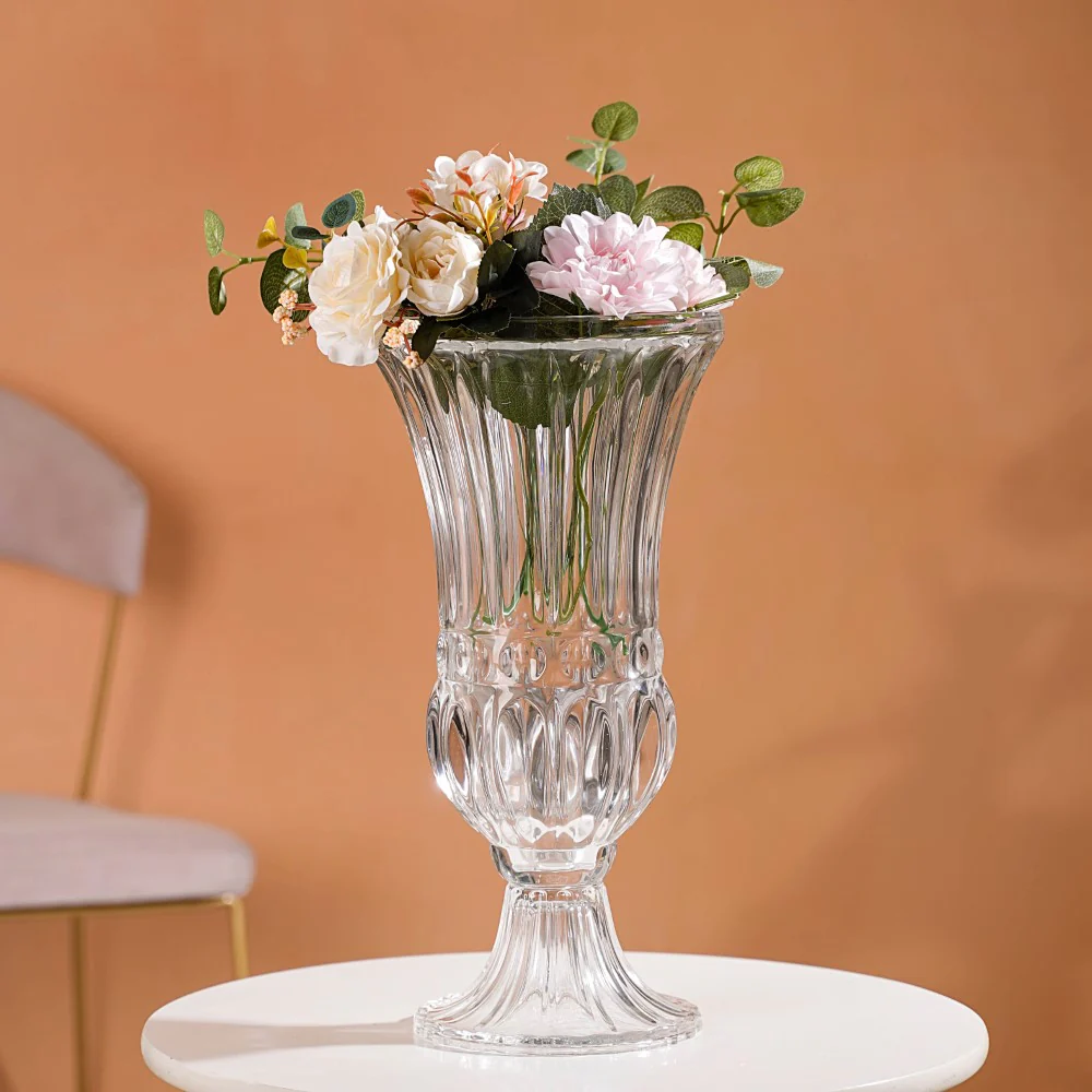 Vintage Pedestal Flower Vase 16 Inch - Image 6
