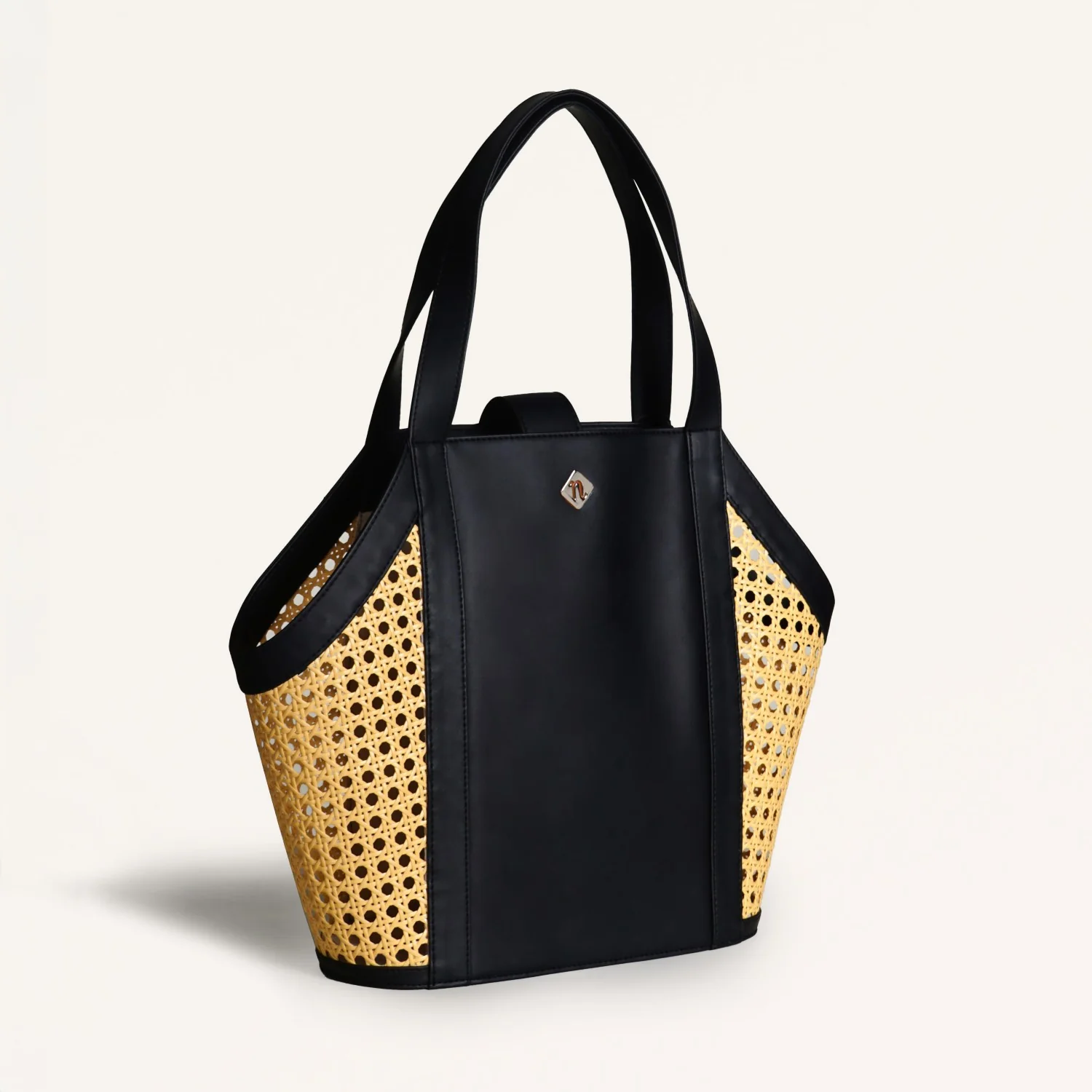 Vintage Rattan Webbing Tote Bag - Image 10