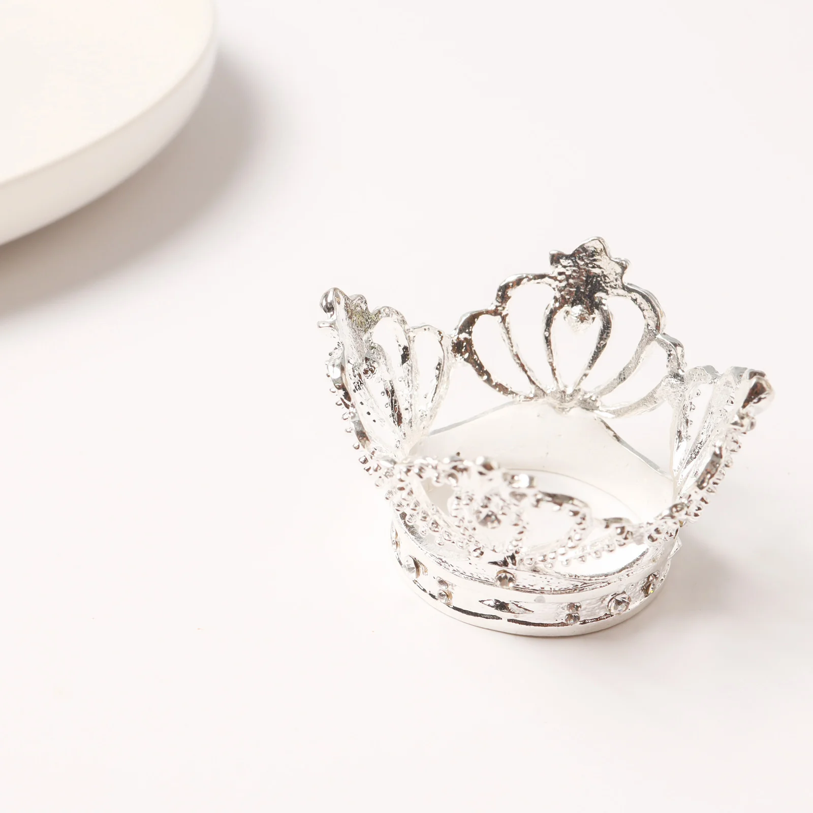 Vintage Silver Crown Napkin Ring - Image 4